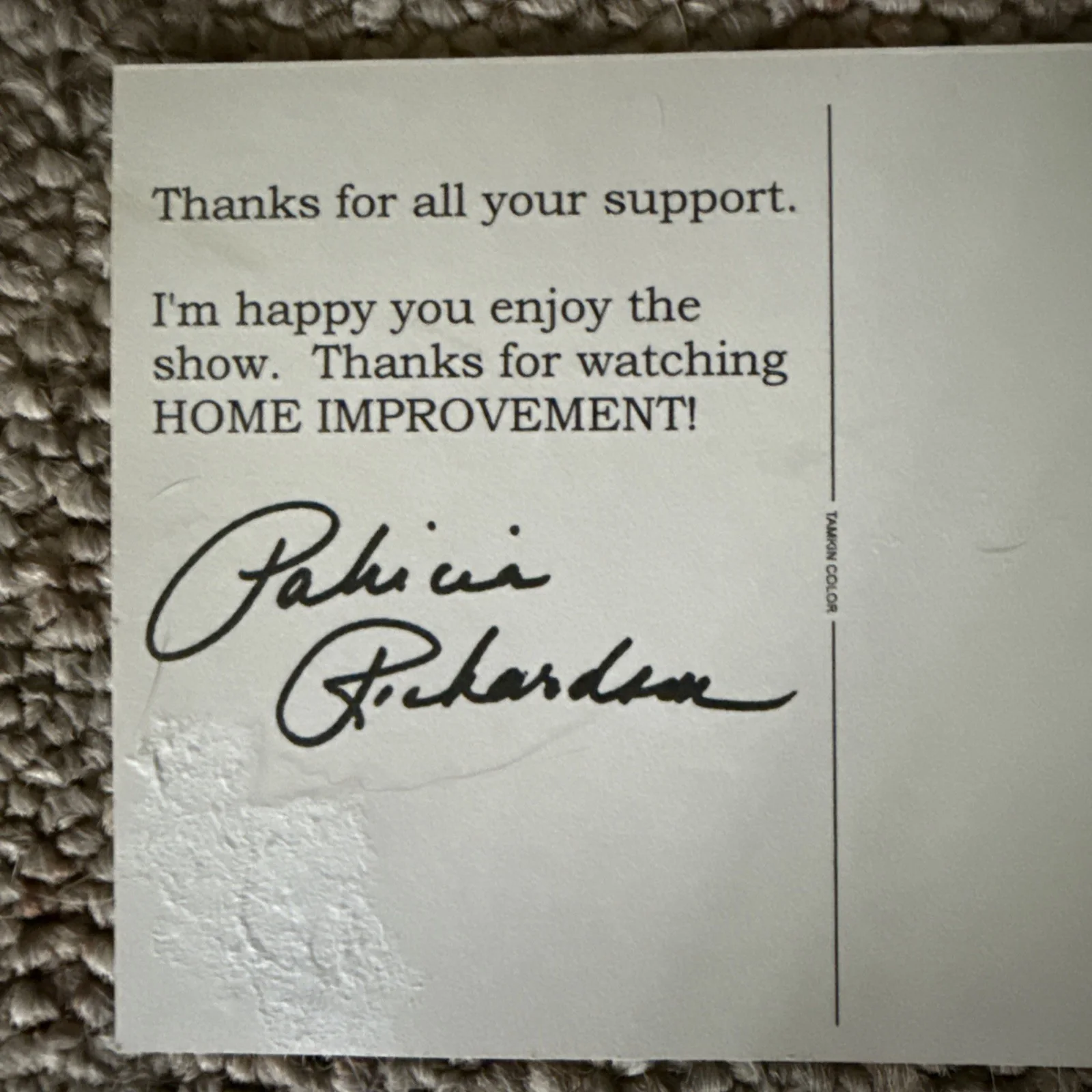home improvement Cast Autographs, image 2