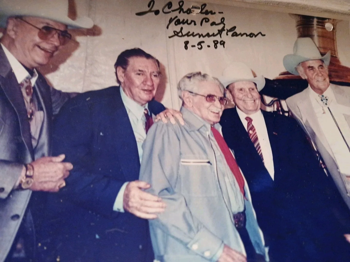 sunset carson — Sunset Carson Signed Celebrity Photo W LaRue, Hale, Mahoney & Jones. Western Act, изображение 4