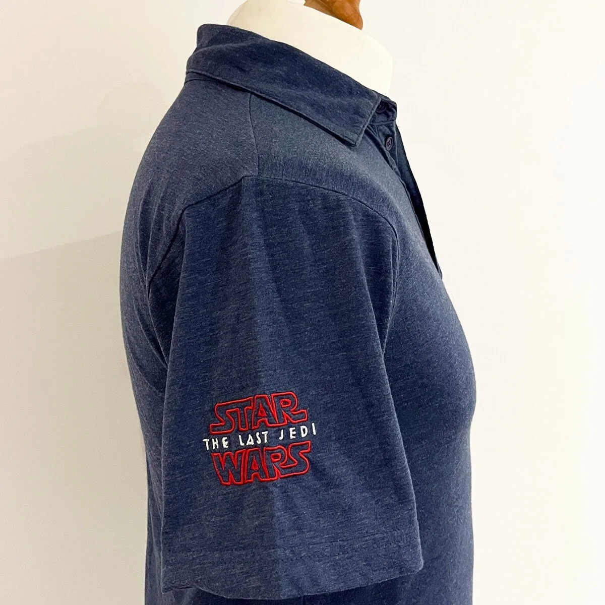 STAR WARS The Last Jedi Cast & Crew Polo Shirt Transport Dept Movie Film VIII S, изображение 2