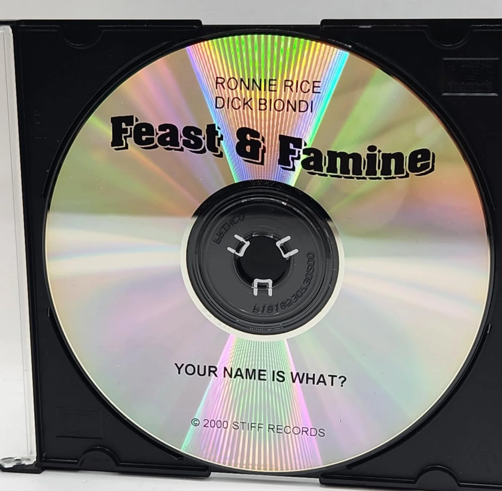 Dick Biondi & Ronnie Rice "Feast & Famine" FULLY AUTOGRAPHED SIGNED CD, image 4