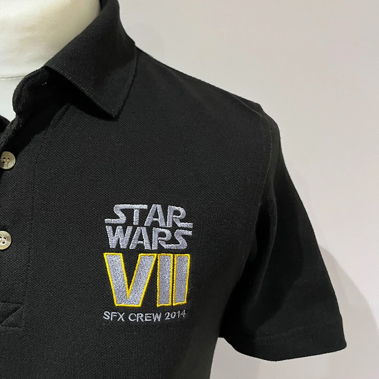 STAR WARS Cast & Crew Polo Shirt SFX Movie Gift Force Awakens VII LucasFilm S, изображение 4