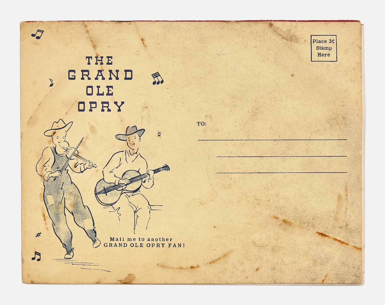 Hank Williams Sr. Signed Grand Ole Opry Radio Program, image 5