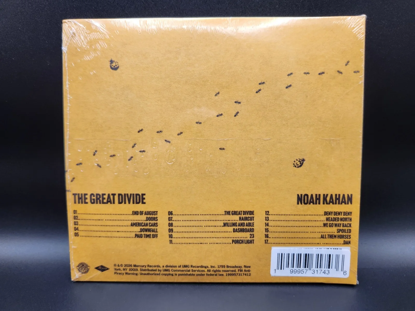 Noah Kahan - The Great Divide Signed CD - Autographed Insert, image 2