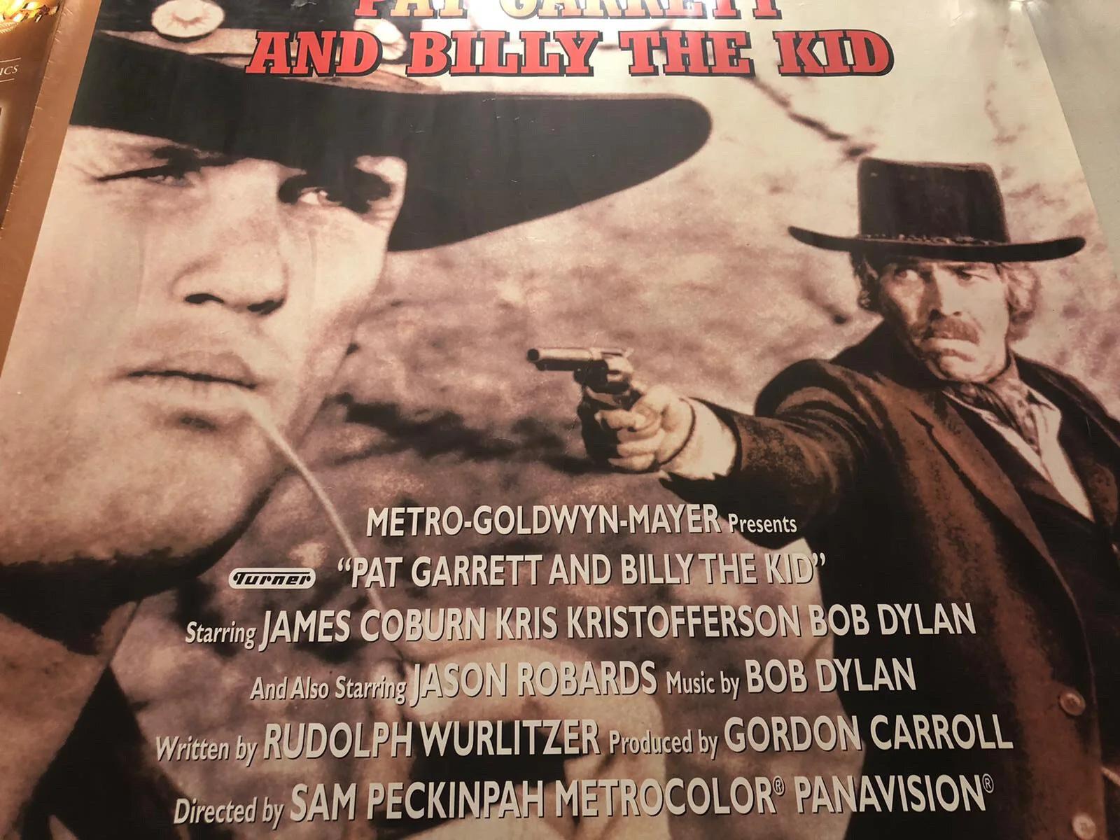 PAT GARRETT AND BILLY THE KID DIRECTORS CUT Original British Quad video Poster, image 4