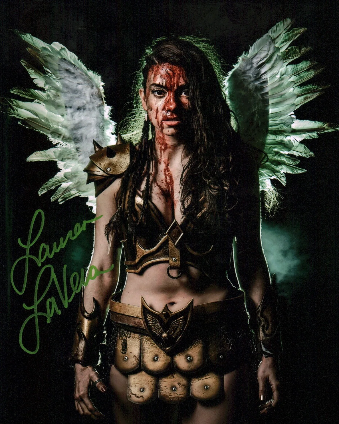 Lauren LaVera — Lauren LaVera Terrifier 8x10 Signed Photo JSA Certified Autograph