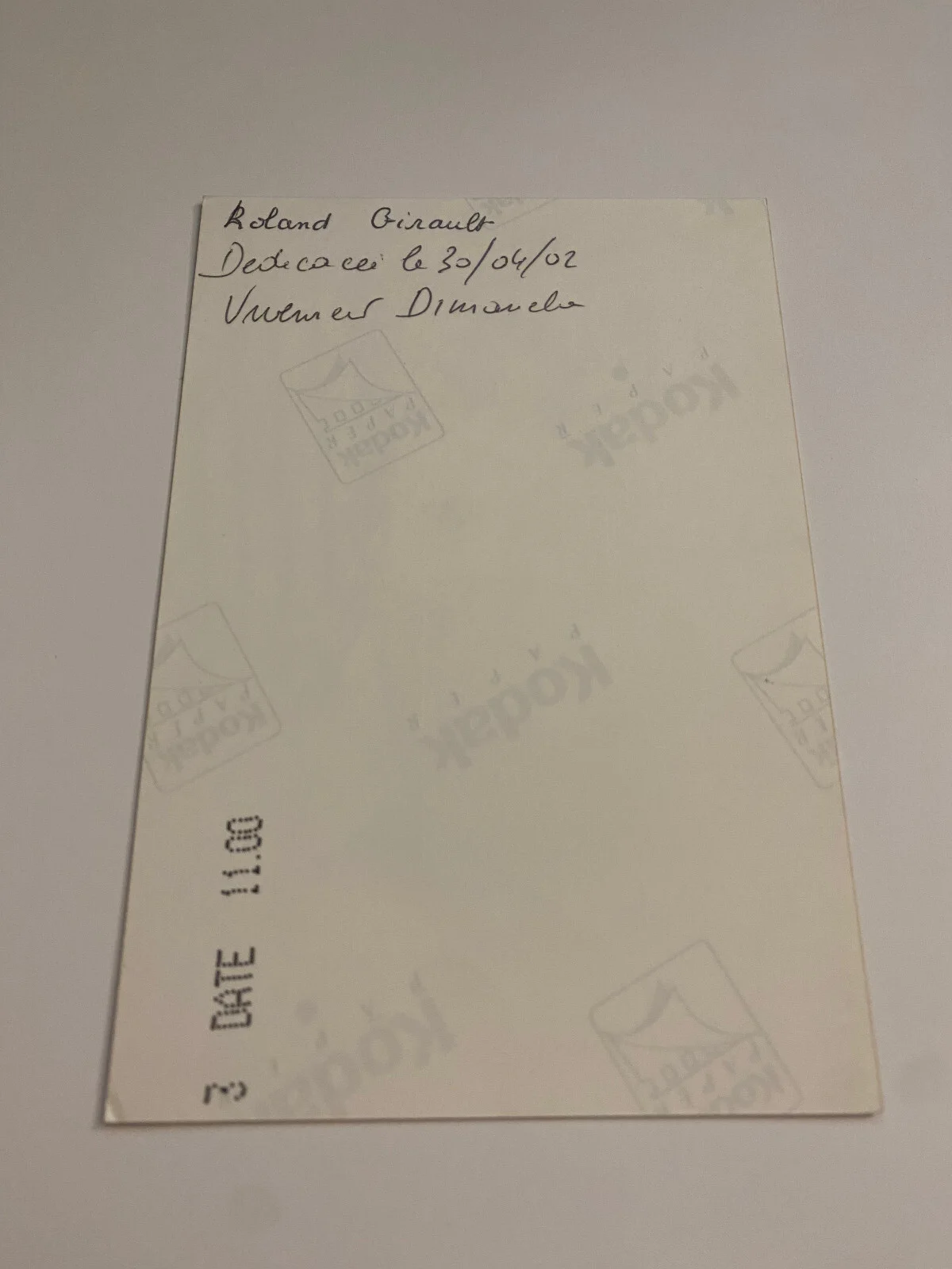 Roland Giraud Signed Autograph Photo French Actor Three Men and a Baby Cradle, изображение 2