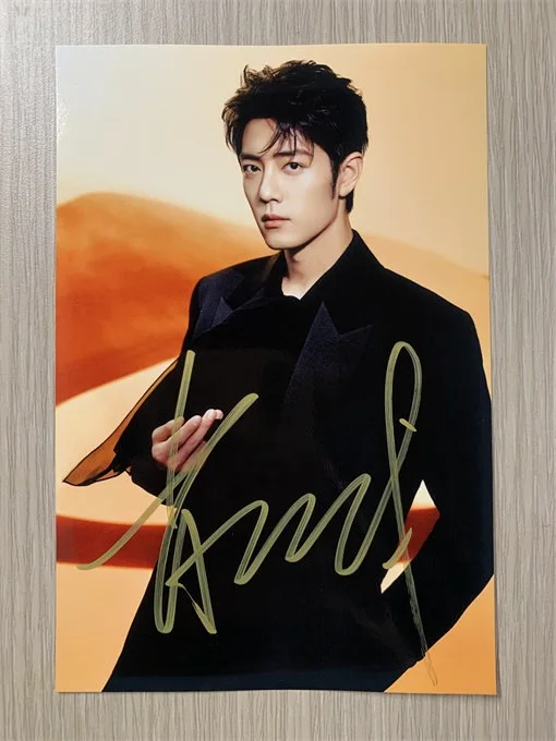 6"Sean Xiao/肖战 Hand Signed Autographed Photo Autographs Collection Original, изображение 2