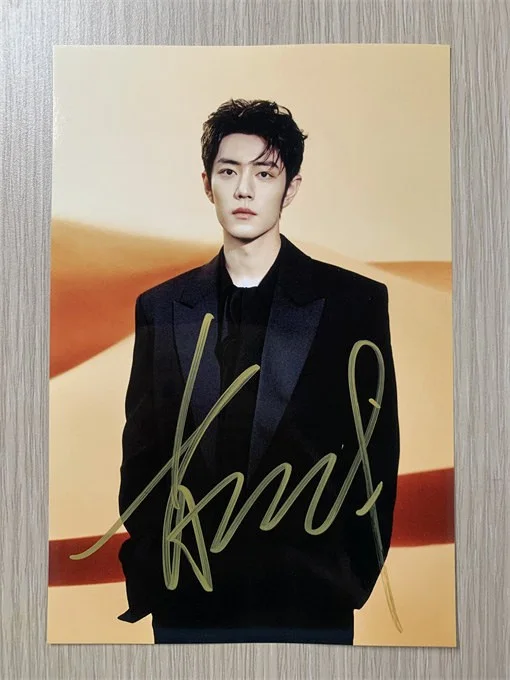6"Sean Xiao/肖战 Hand Signed Autographed Photo Autographs Collection Original, изображение 4