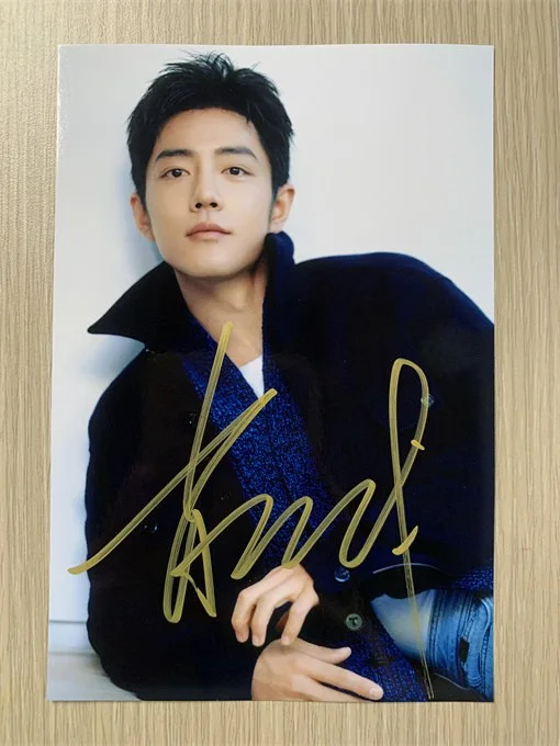 6"Sean Xiao/肖战 Hand Signed Autographed Photo Autographs Collection Original, изображение 5