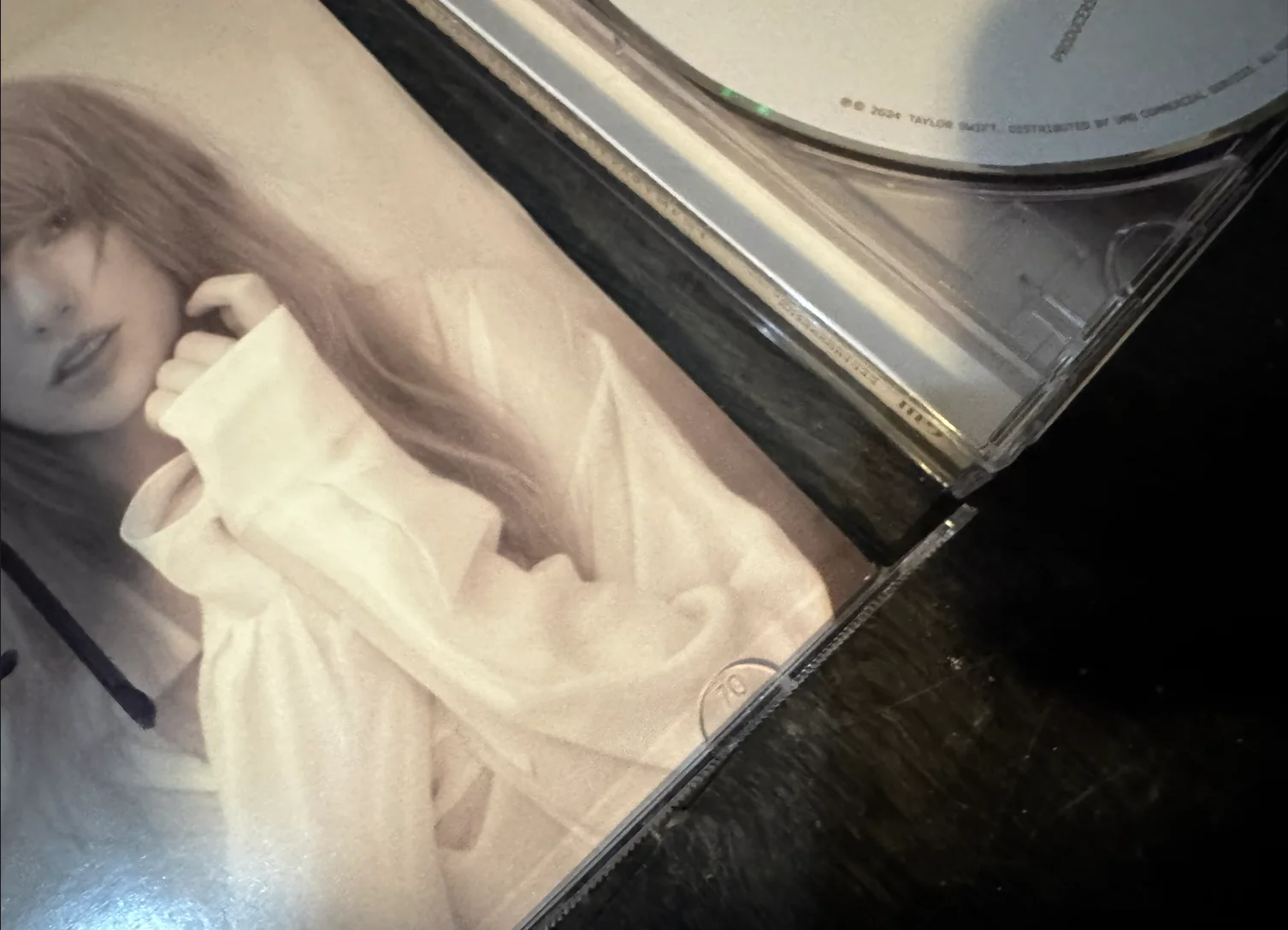 Taylor Swift The Tortured Poets Department CD + Signed Manuscript WITH ❤️HEART, image 2