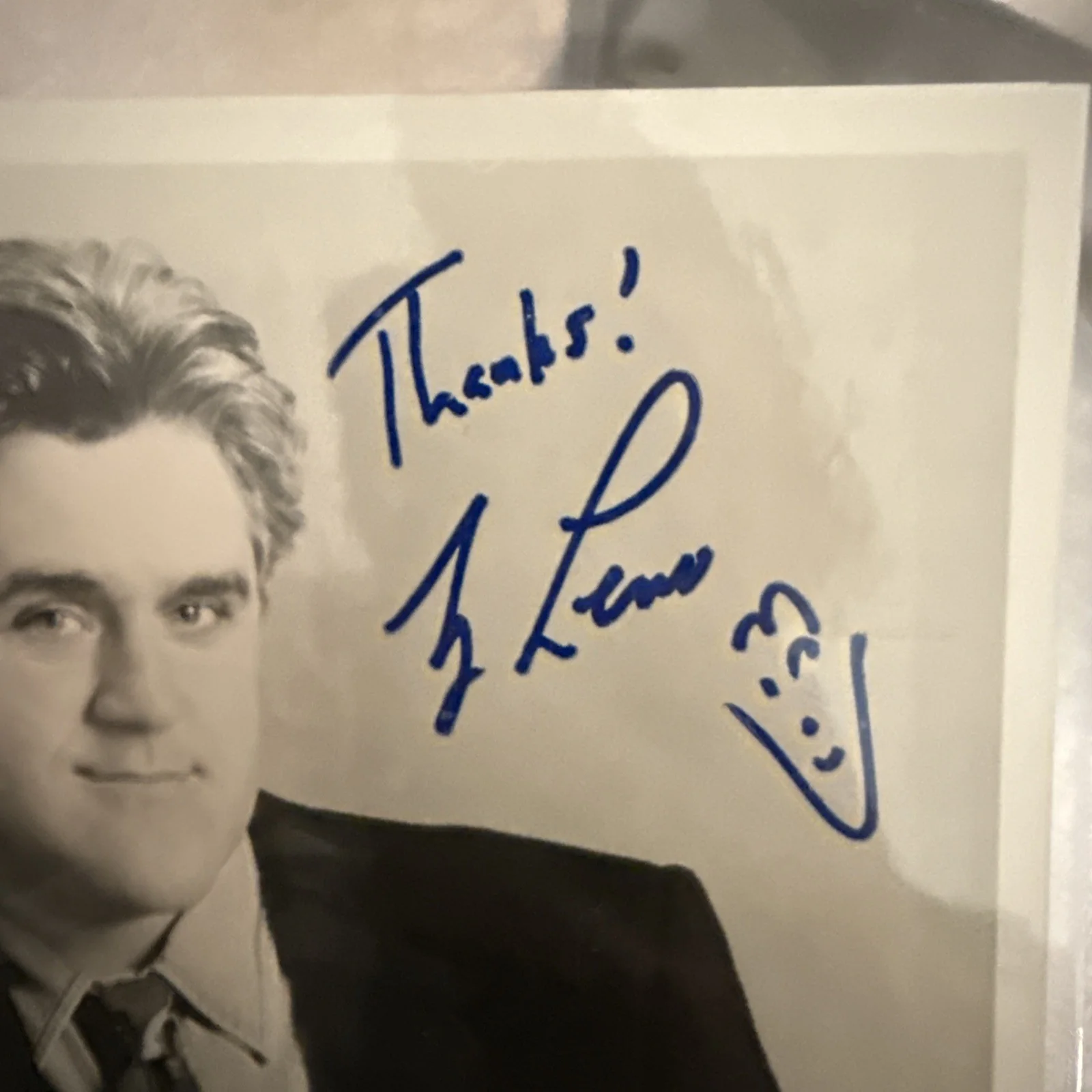 Jay Leno SIGNED 8x10 Photo TV Late Night Host, image 2