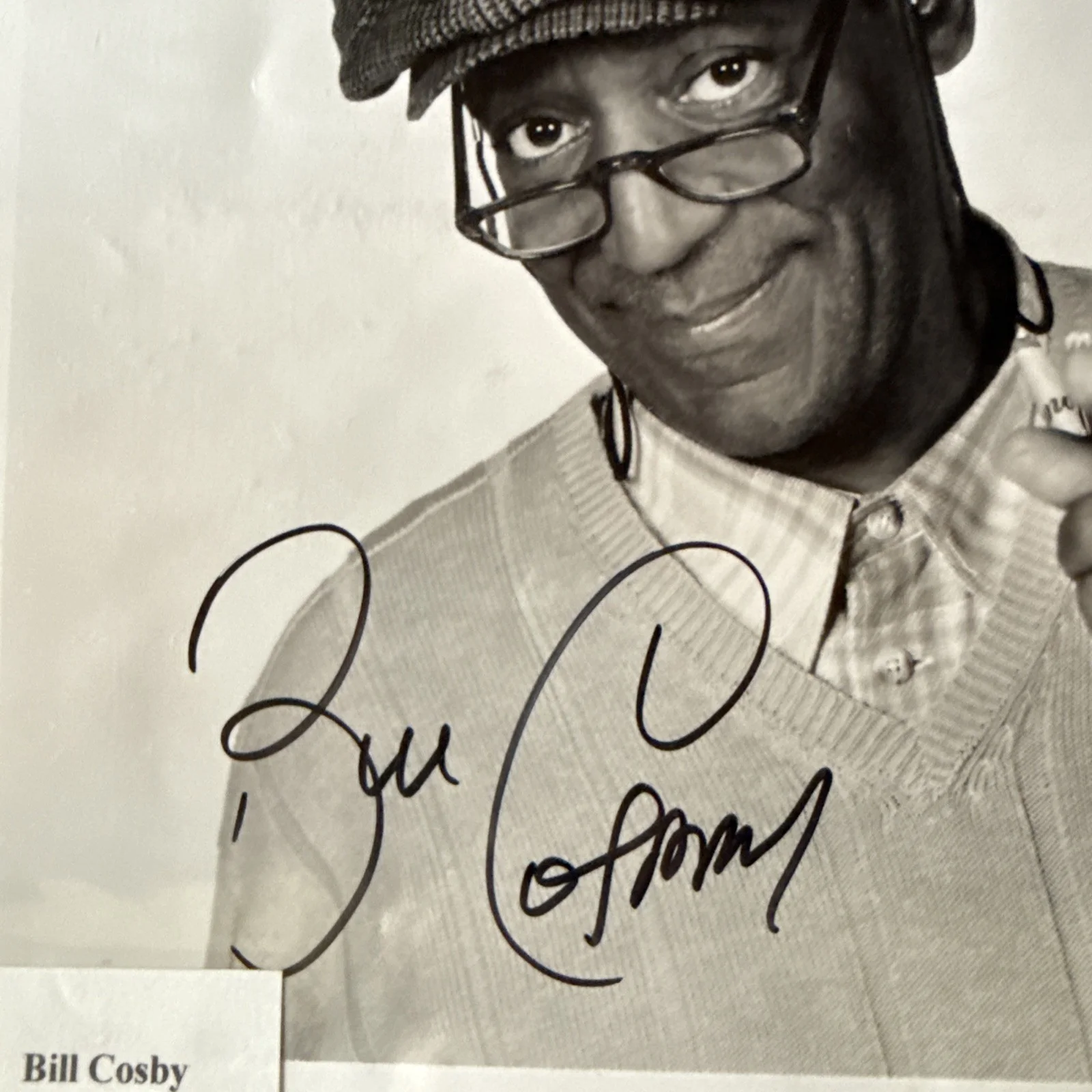 VINTAGE BILL COSBY SIGNED 1997 PROMO PHOTO PSA COA THE COSBY SHOW DR HUXTABLE, изображение 2