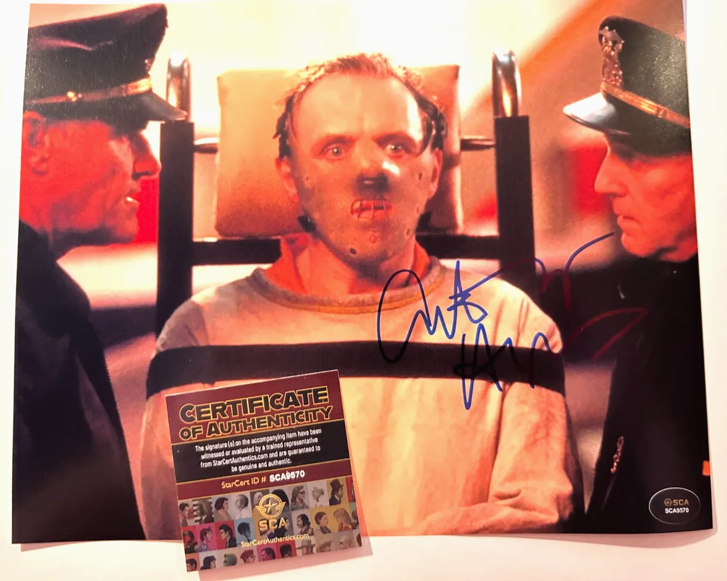 Anthony Hopkins — ANTHONY HOPKINS Signed (Hannibal Lecter) 8x10 Authentic Original Autograph w/COA, image 3