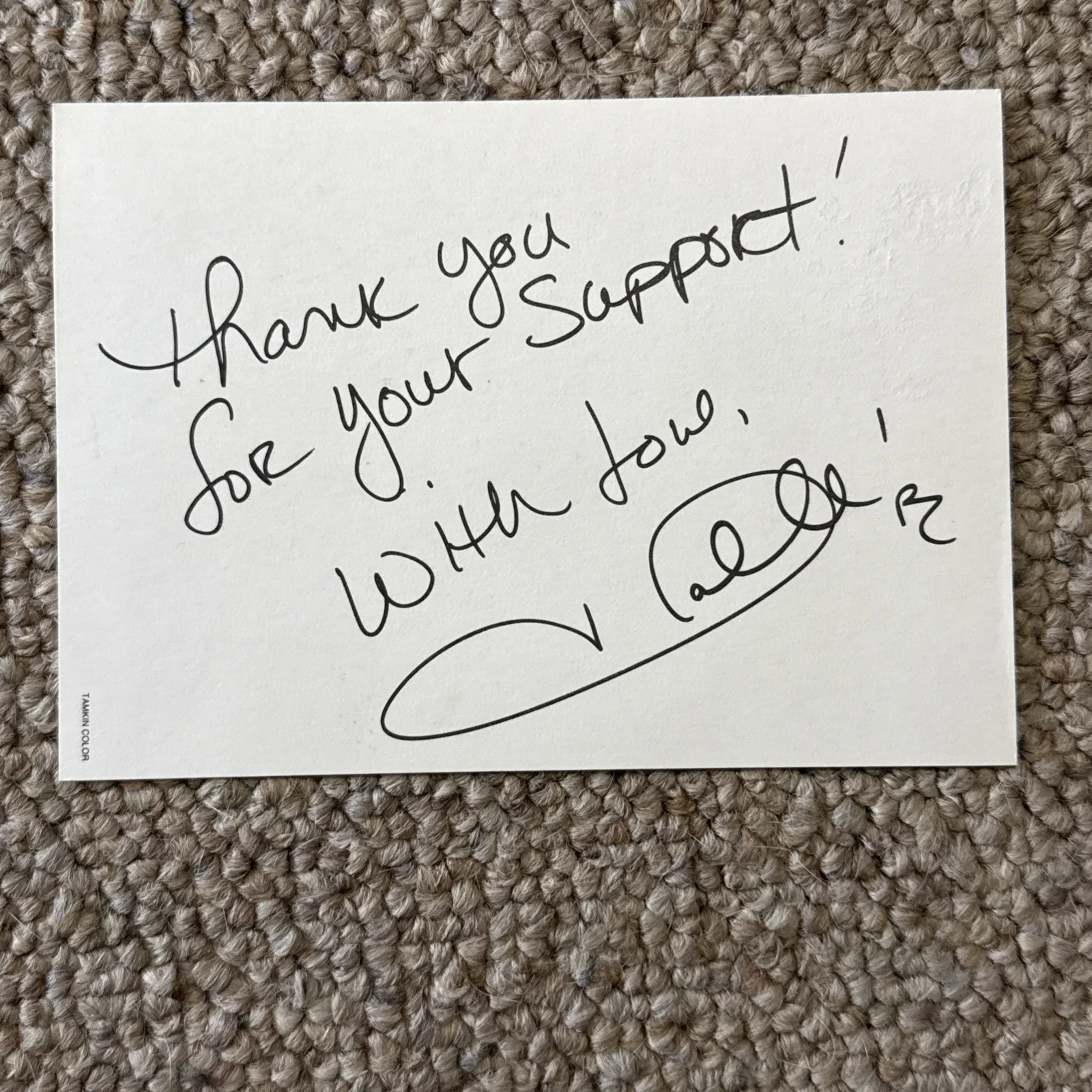Autographed Halle Berry Sexy 4.5 x 6 beautiful Photo Signed with personal note, изображение 2
