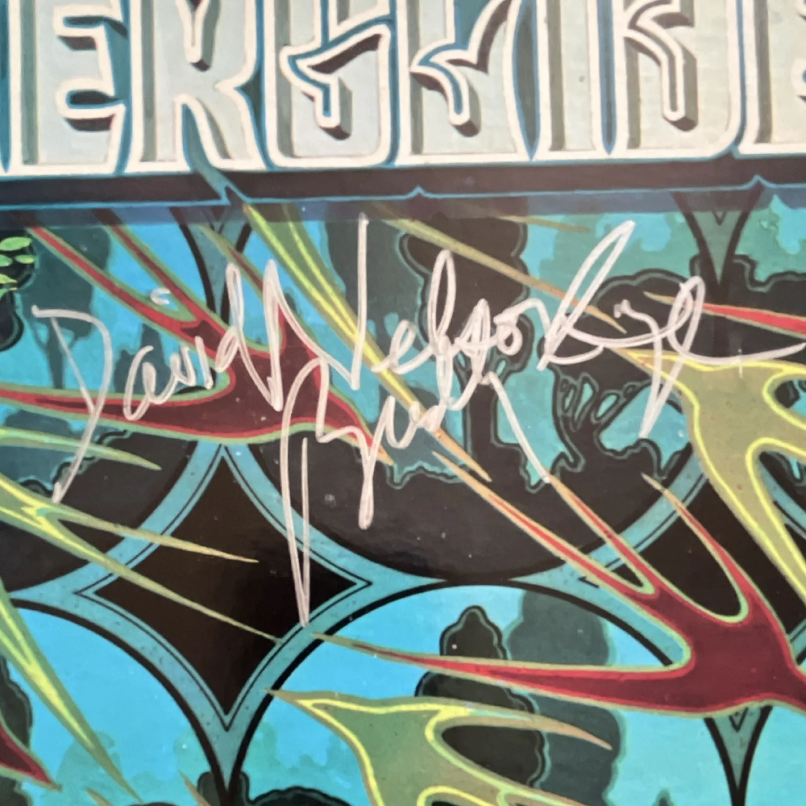 New Riders of the Purple Sage Powerglide Signed Record KC31284 Columbia 1972, изображение 2