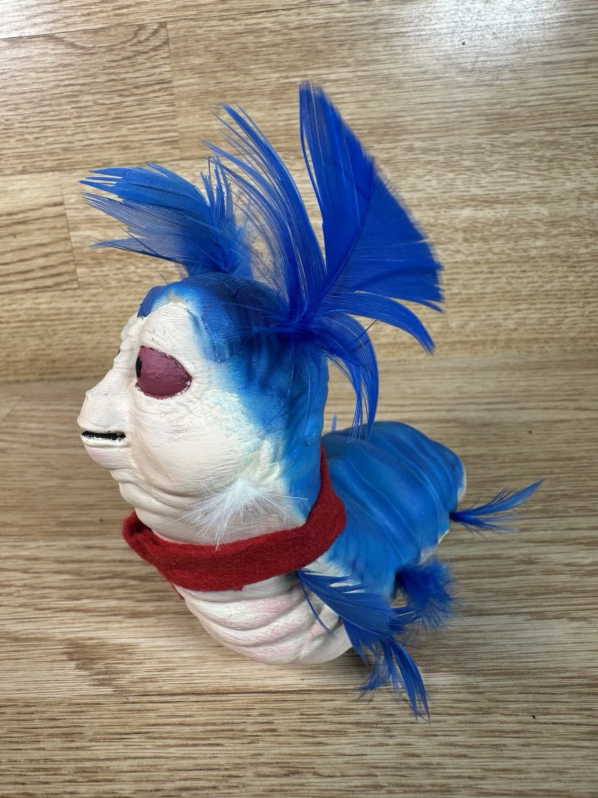 Labyrinth “Ello” Worm 3d Printed Display Figurine 80’s Fantasy Movie, изображение 2