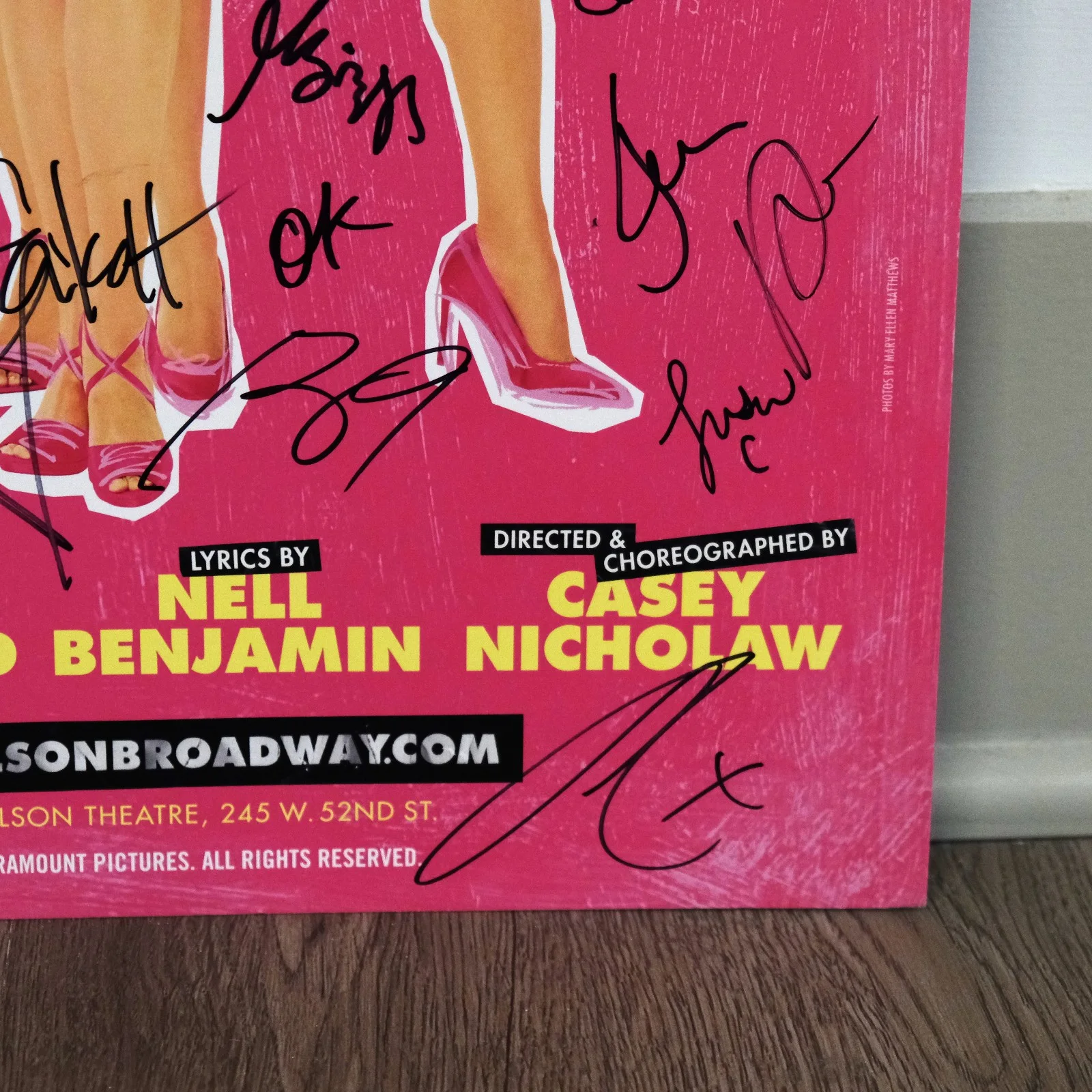 Sabrina Carpenter Signed Mean Girls Broadway Debut Poster 2020 Cast Autographed, изображение 5