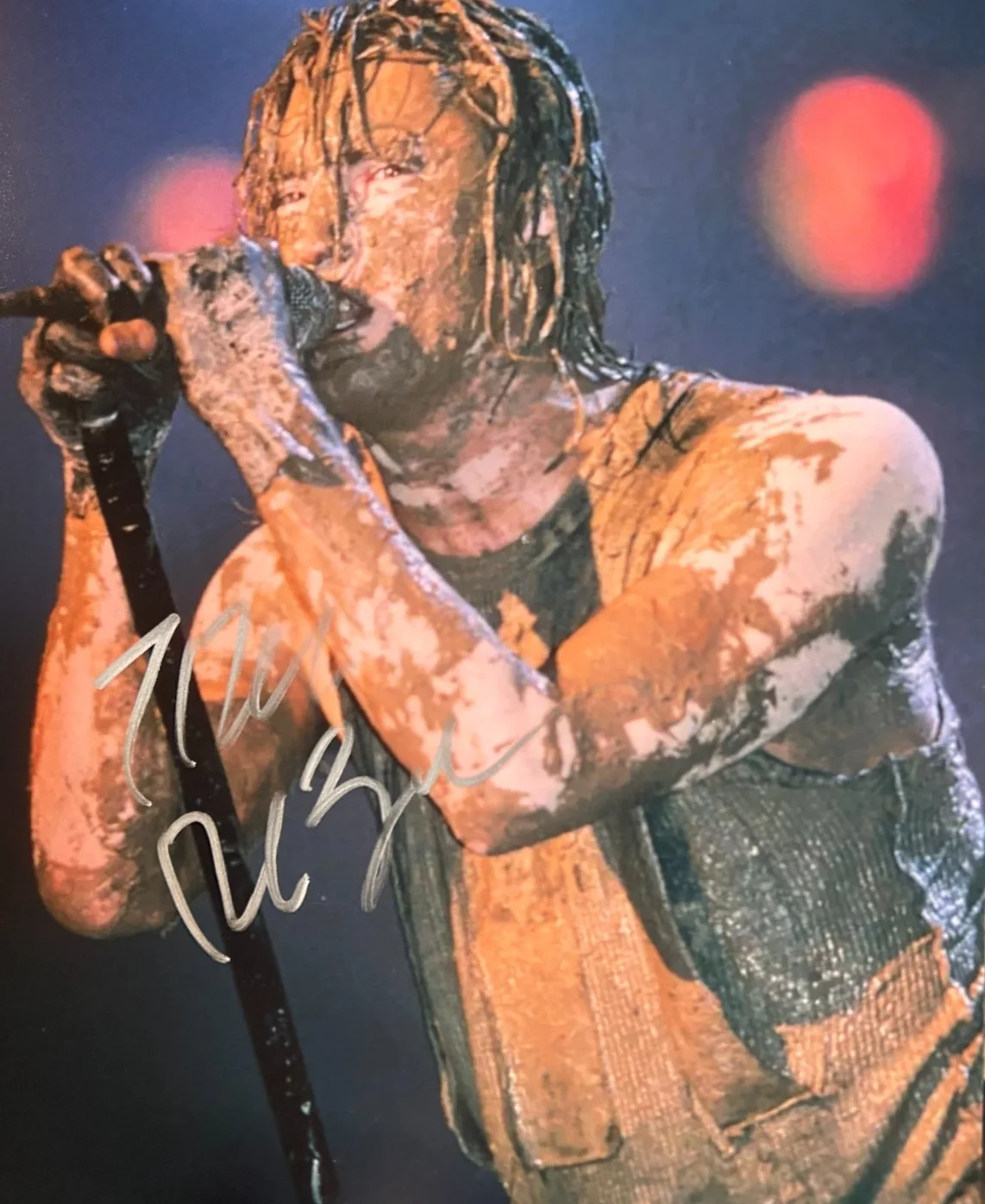 TRENT REZNOR Signed 8x10" Authentic Original Autograph GENUINE w/COA, image 3