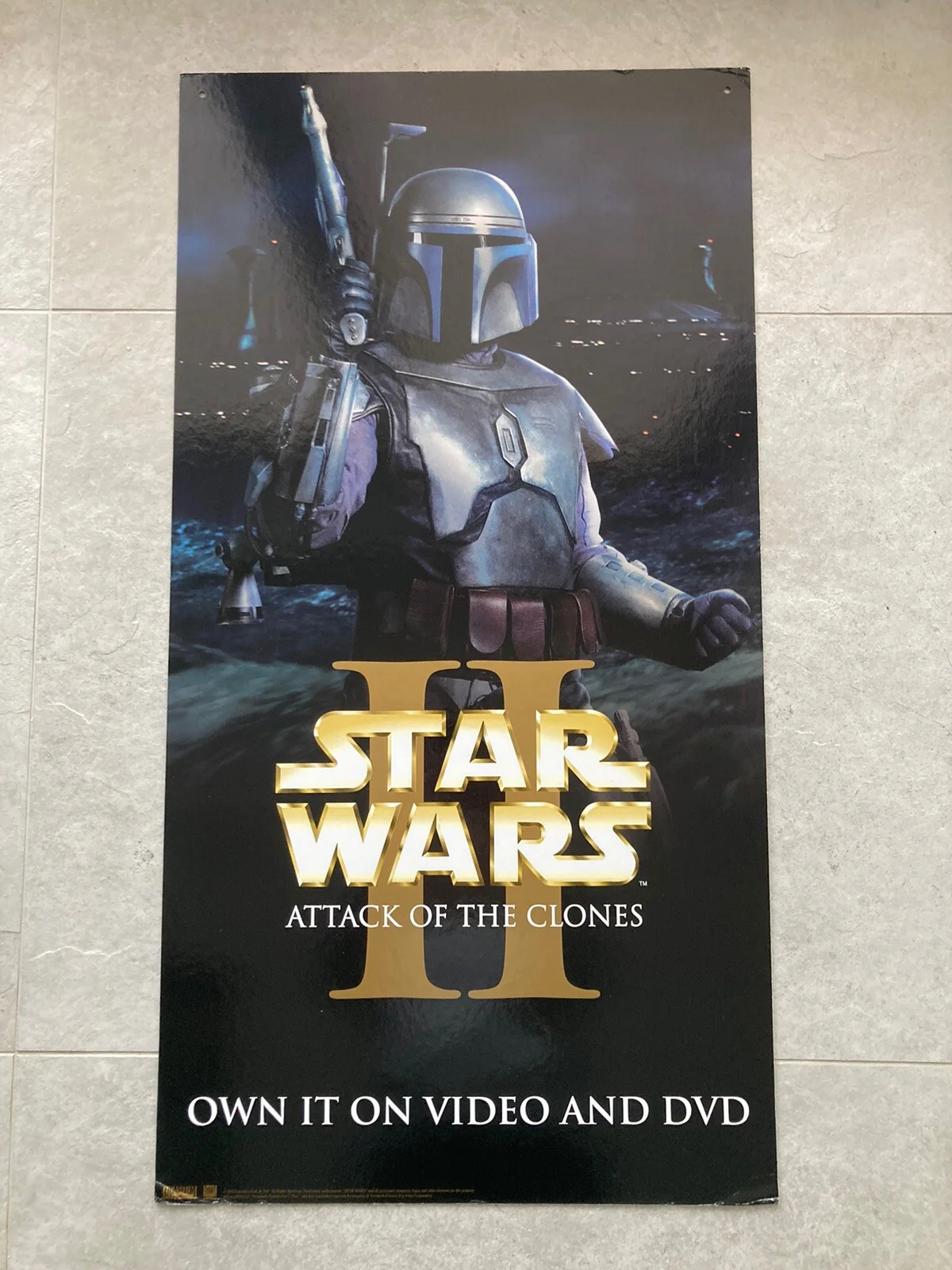 Star Wars Attack of Clones Triple Banner Set Promotional Display & Outer Mailer, image 2