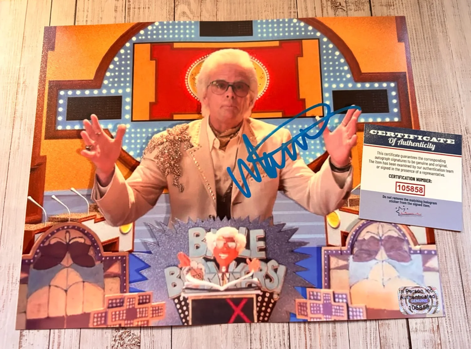 Walton Goggins — Walton Goggins (Righteous Gemstones) Signed 8x10" Authentic Autograph w/COA, image 3