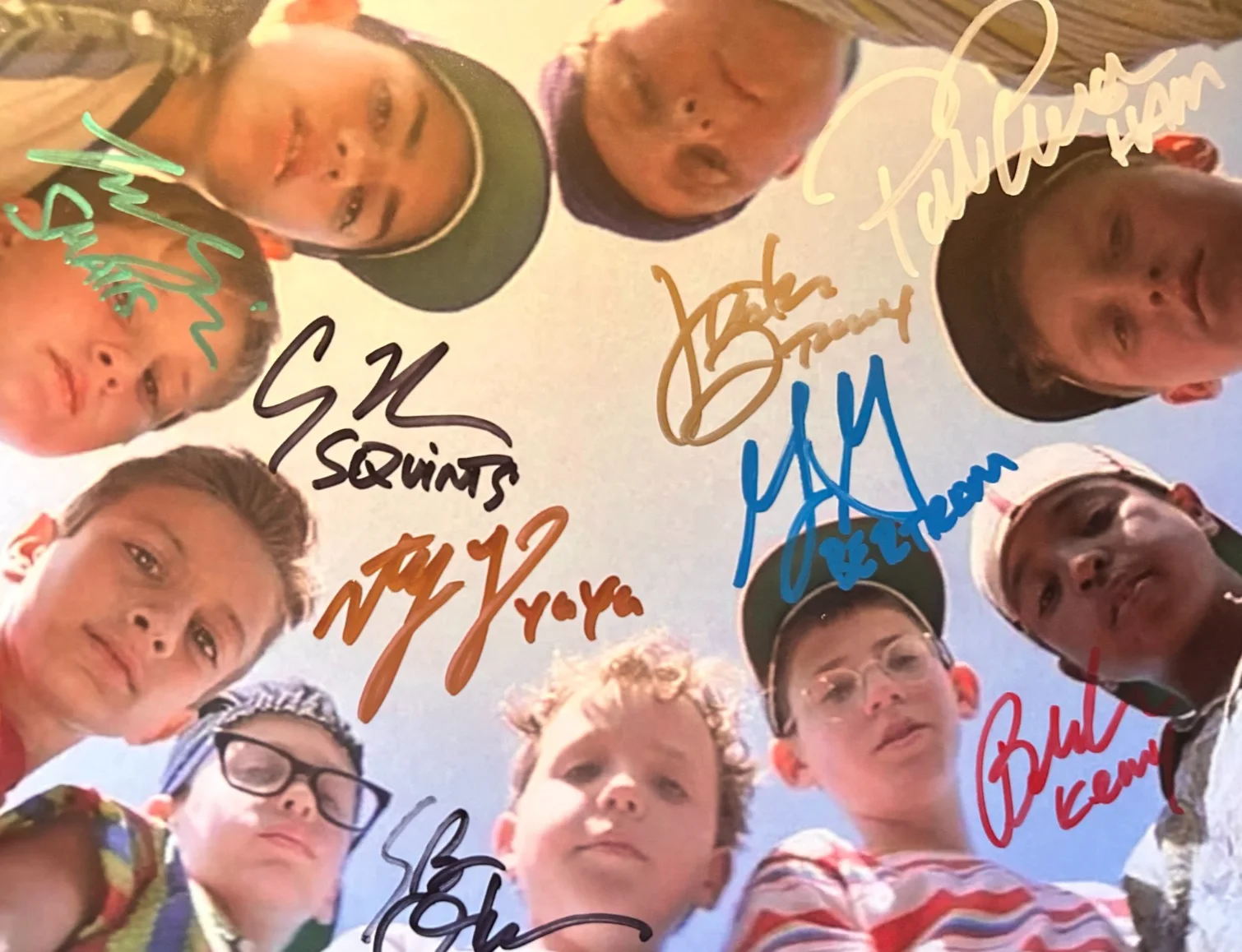 Sandlot Cast — SANDLOT Cast Signed 8x10" Authentic Original Autographs GENUINE w/COA, image 3