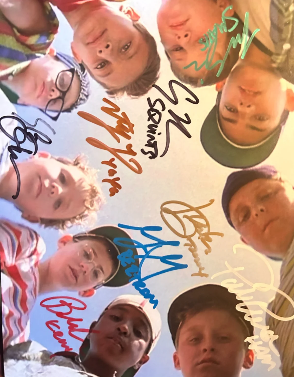 Sandlot Cast — SANDLOT Cast Signed 8x10" Authentic Original Autographs GENUINE w/COA, image 4