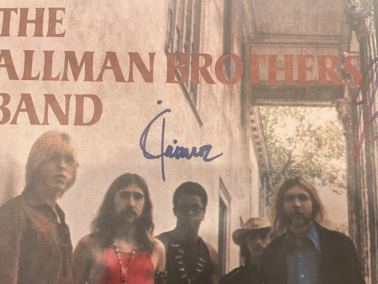 The Allman Brothers Band signed self titled debut vinyl Lp w Certificate of Auth, изображение 2