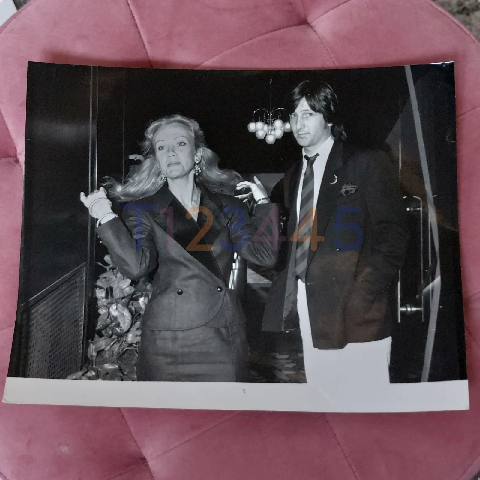 Hayley Mills 1987 Original Press Photo Hope & Glory Premiere with Firdous Bamji, изображение 2