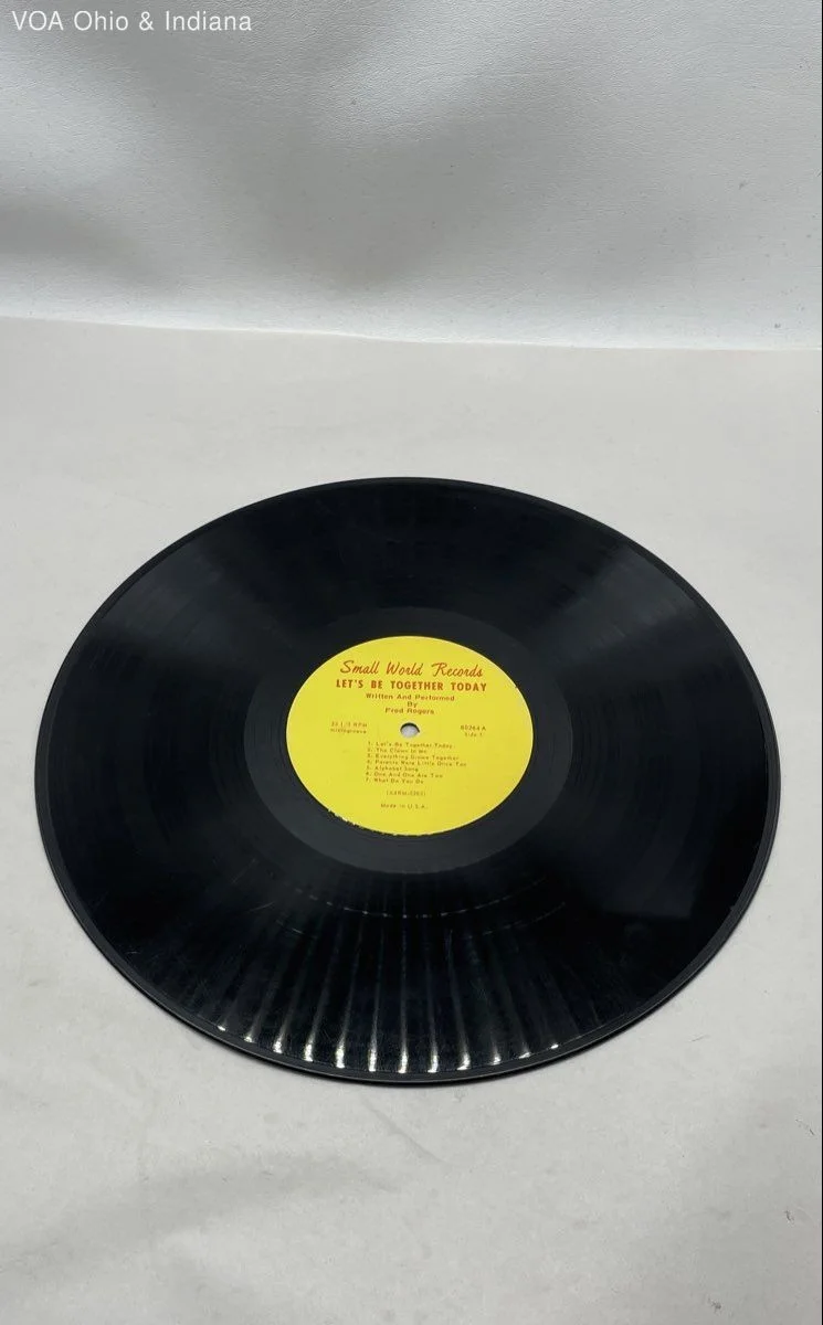 Mister Rogers Let's Be Together Today Vinyl LP Record Small World Records 80264, image 2