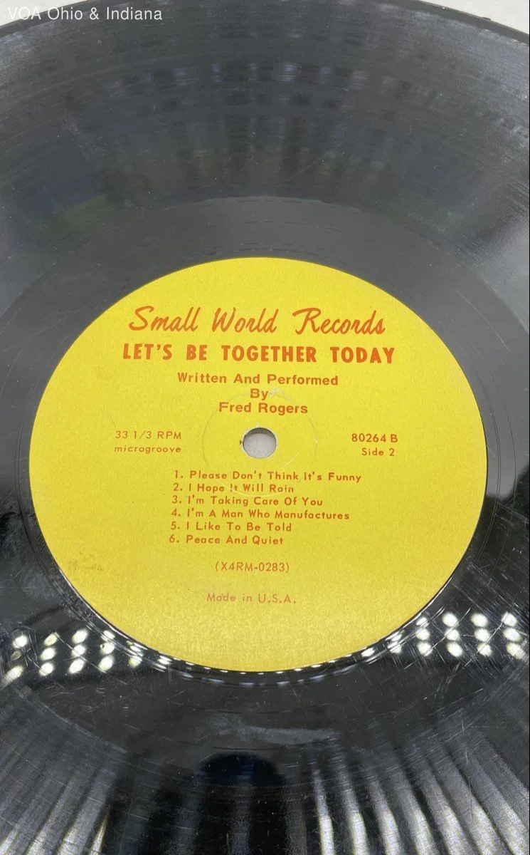 Mister Rogers Let's Be Together Today Vinyl LP Record Small World Records 80264, image 5