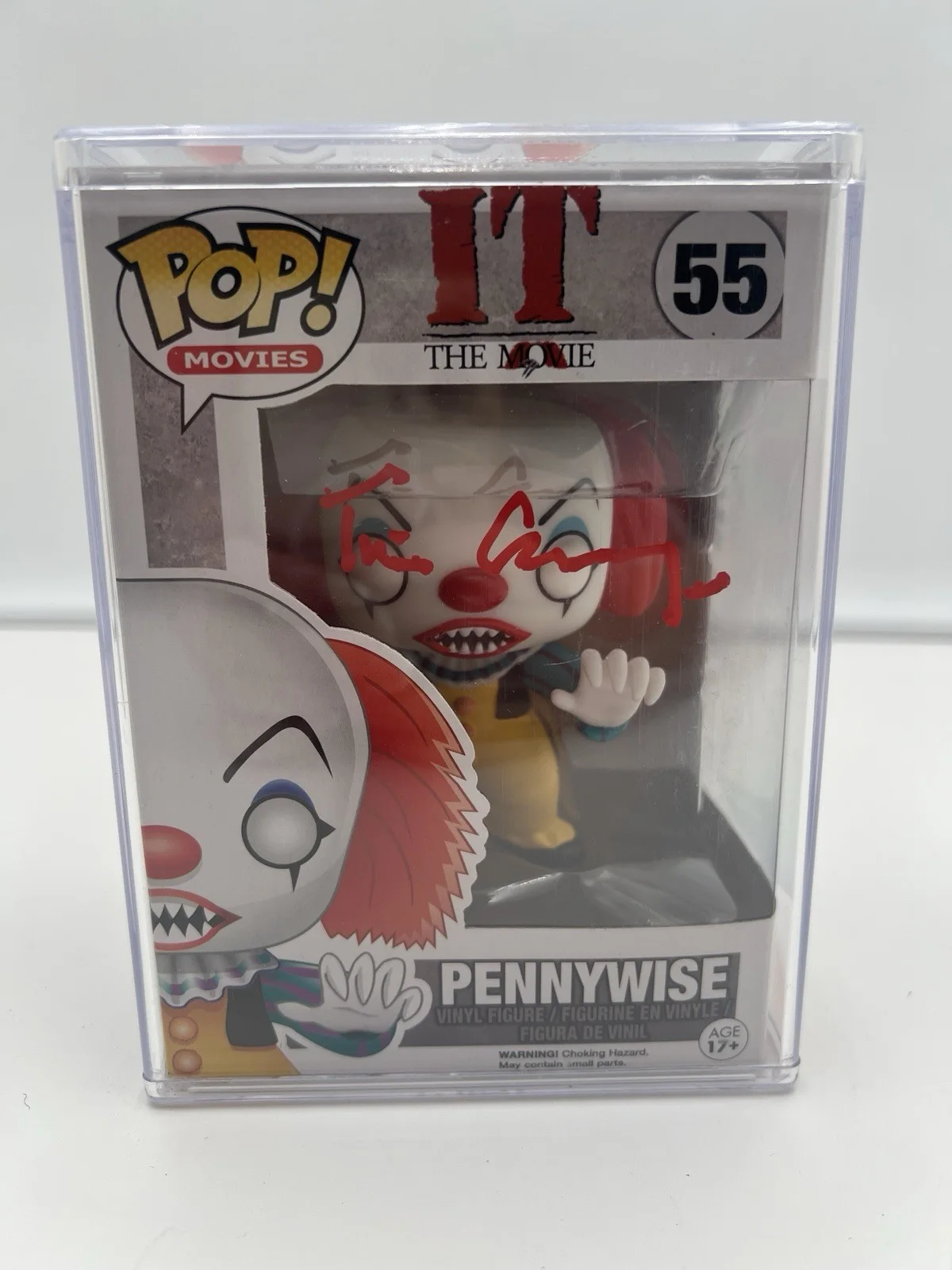 Tim Curry — Tim Curry Autographed Signed Pennywise IT The Movie Funko Pop #55 Vaulted