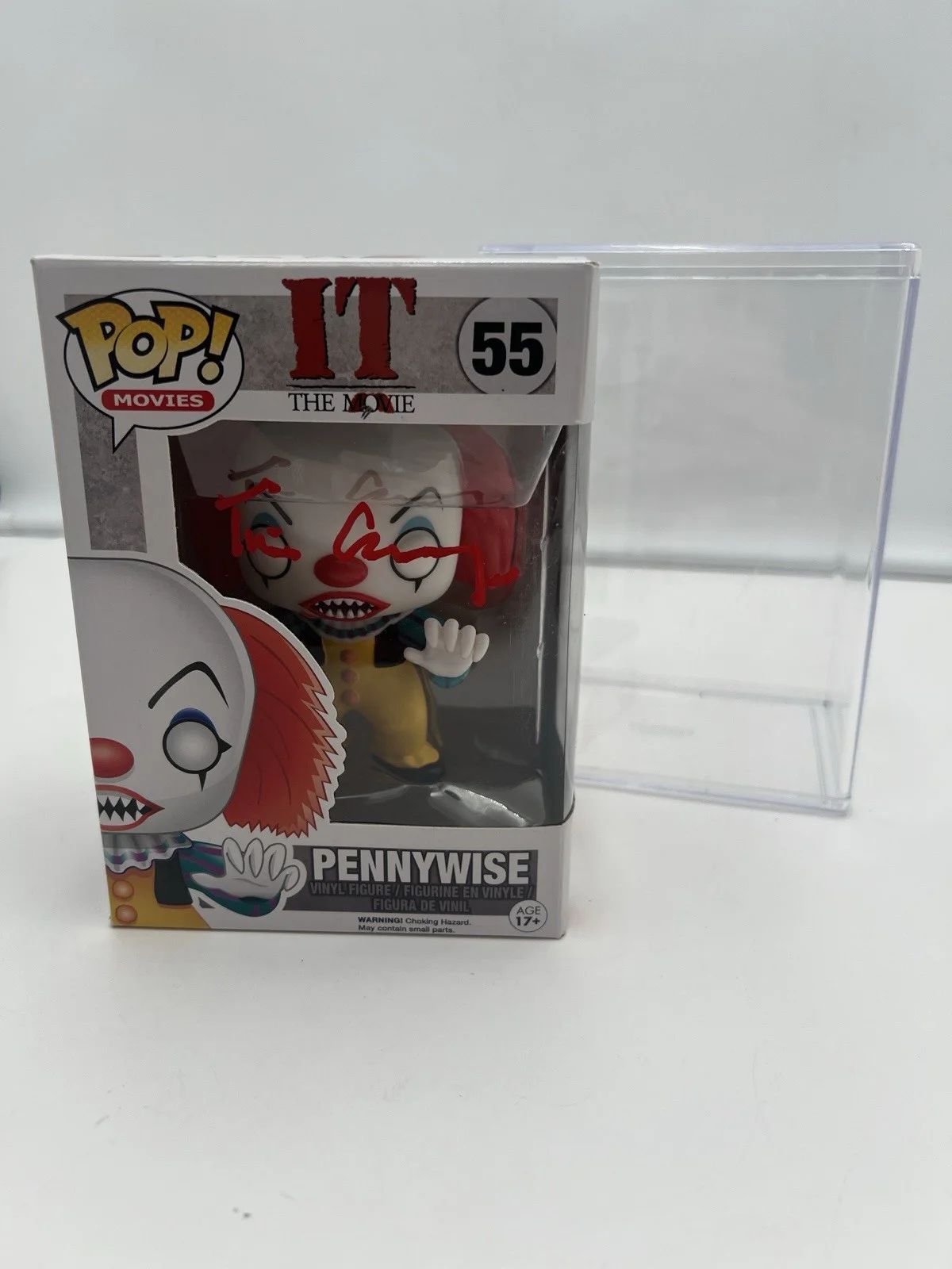 Tim Curry — Tim Curry Autographed Signed Pennywise IT The Movie Funko Pop #55 Vaulted, изображение 5