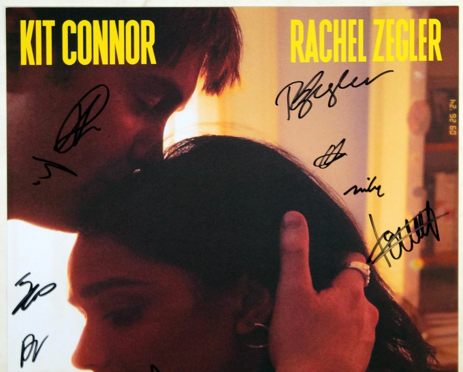 ROMEO + JULIET Kit Connor Rachel Zegler Broadway 2024 Cast Signed Poster BWB, image 2