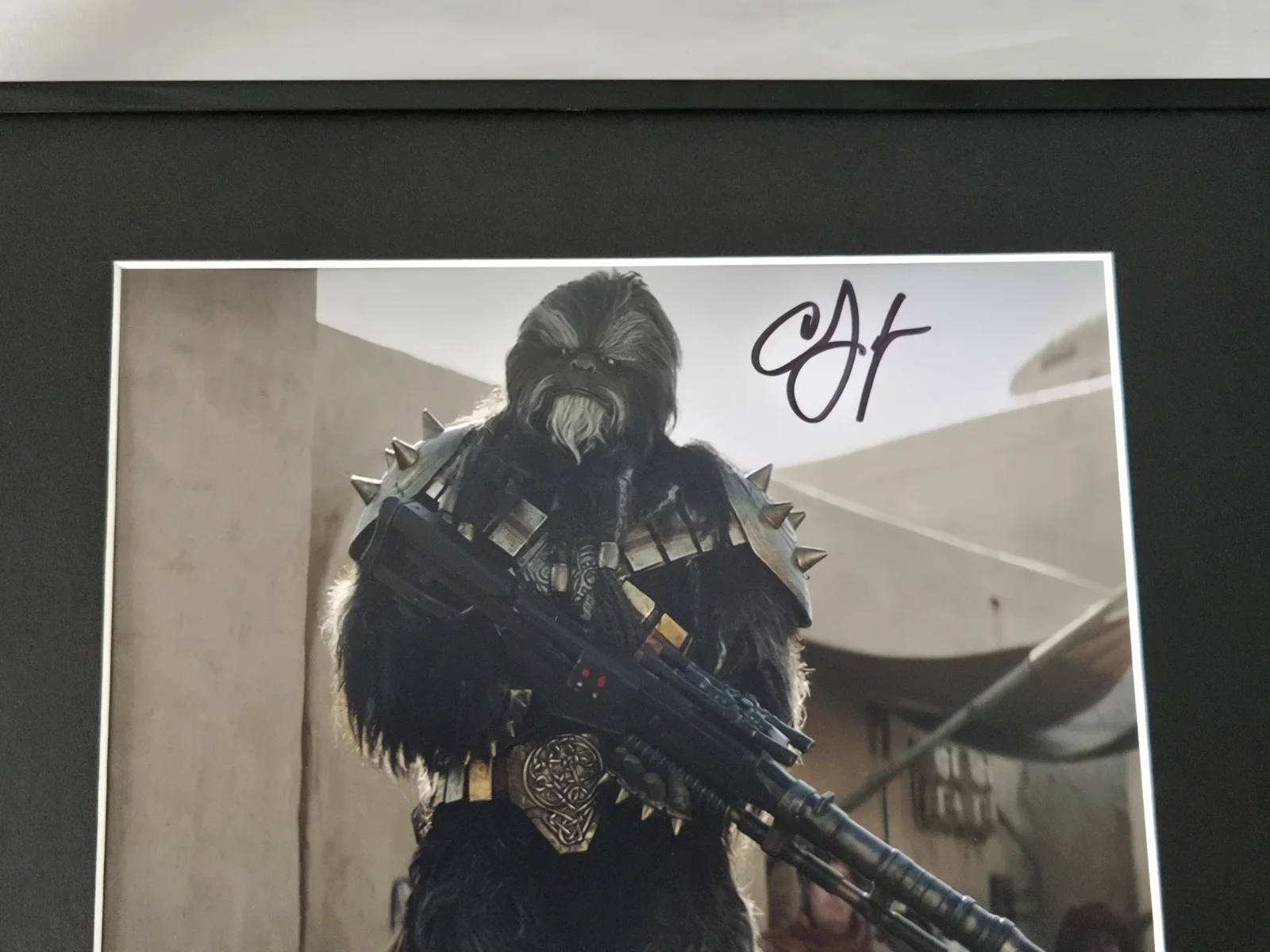 Carey Jones Signed Photo Display Framed 11x14 AW Star Wars Black Krrsantan, изображение 2