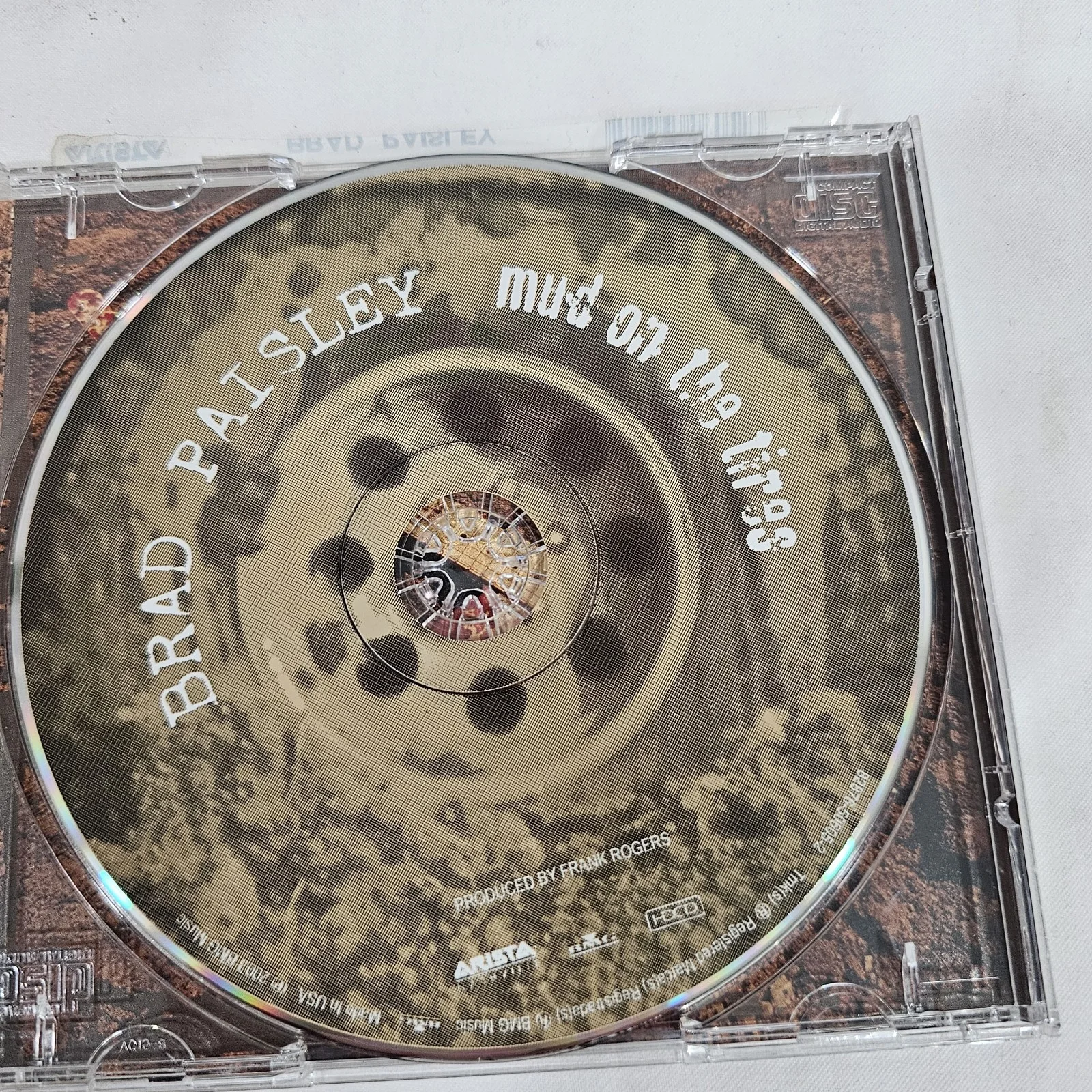 Brad Paisley Signed Cd "Mud On The Tires", image 3