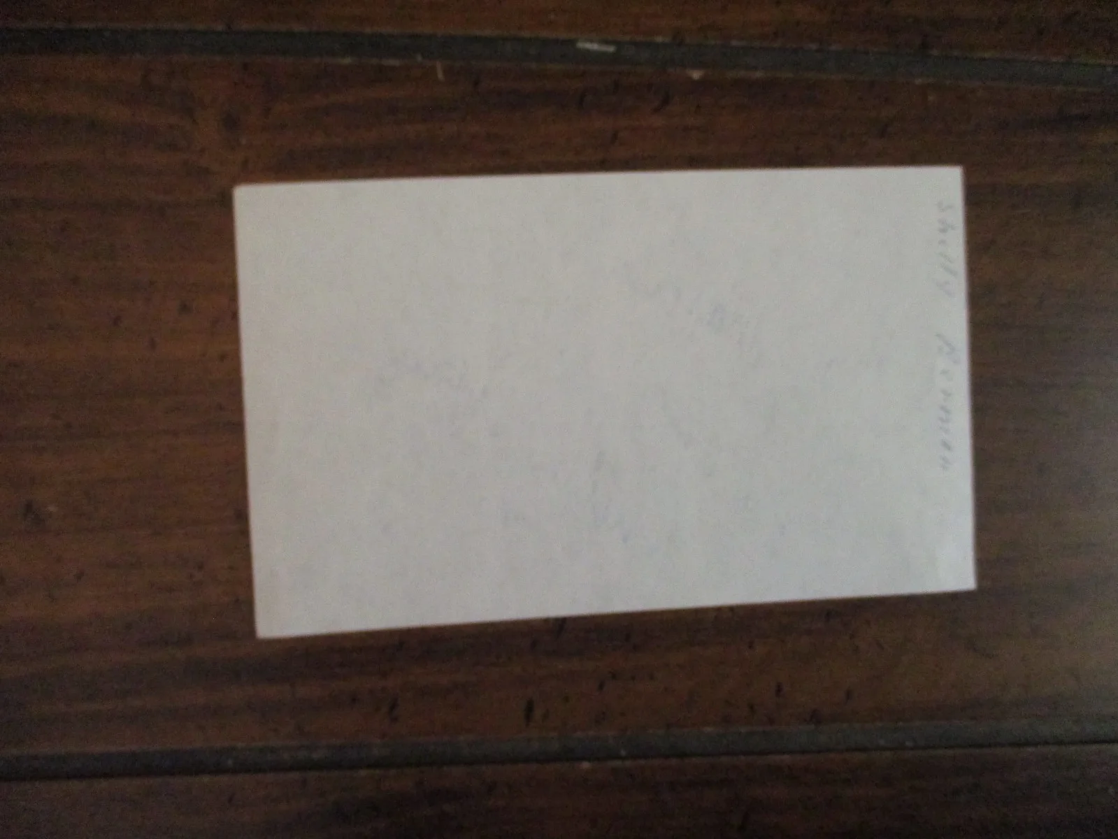 SHELLEY BERMAN (Died in 2017) ("What's My Line") Signed 3" x 5" Piece of Paper, image 2