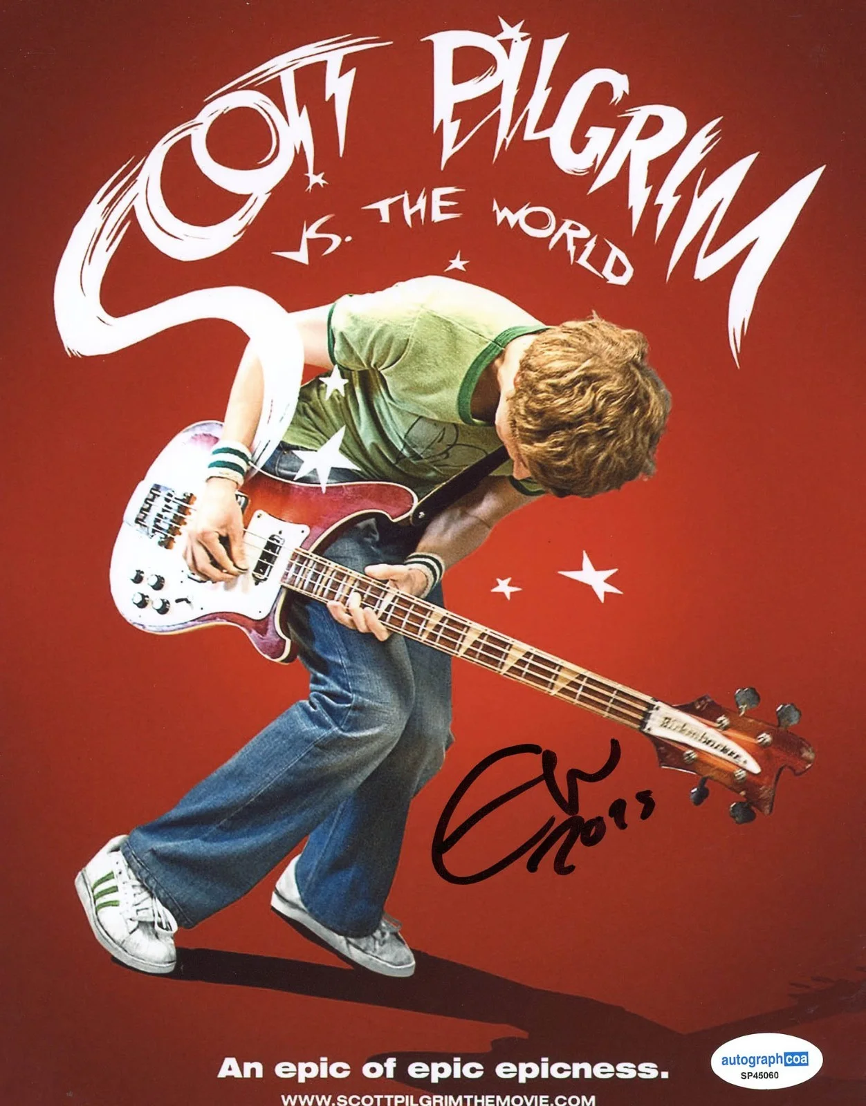 Edgar Wright — Edgar Wright signed "SCOTT PILGRIM vs THE WORLD" 8x10 Photo d EXT PROOF Dir ACOA, image 4