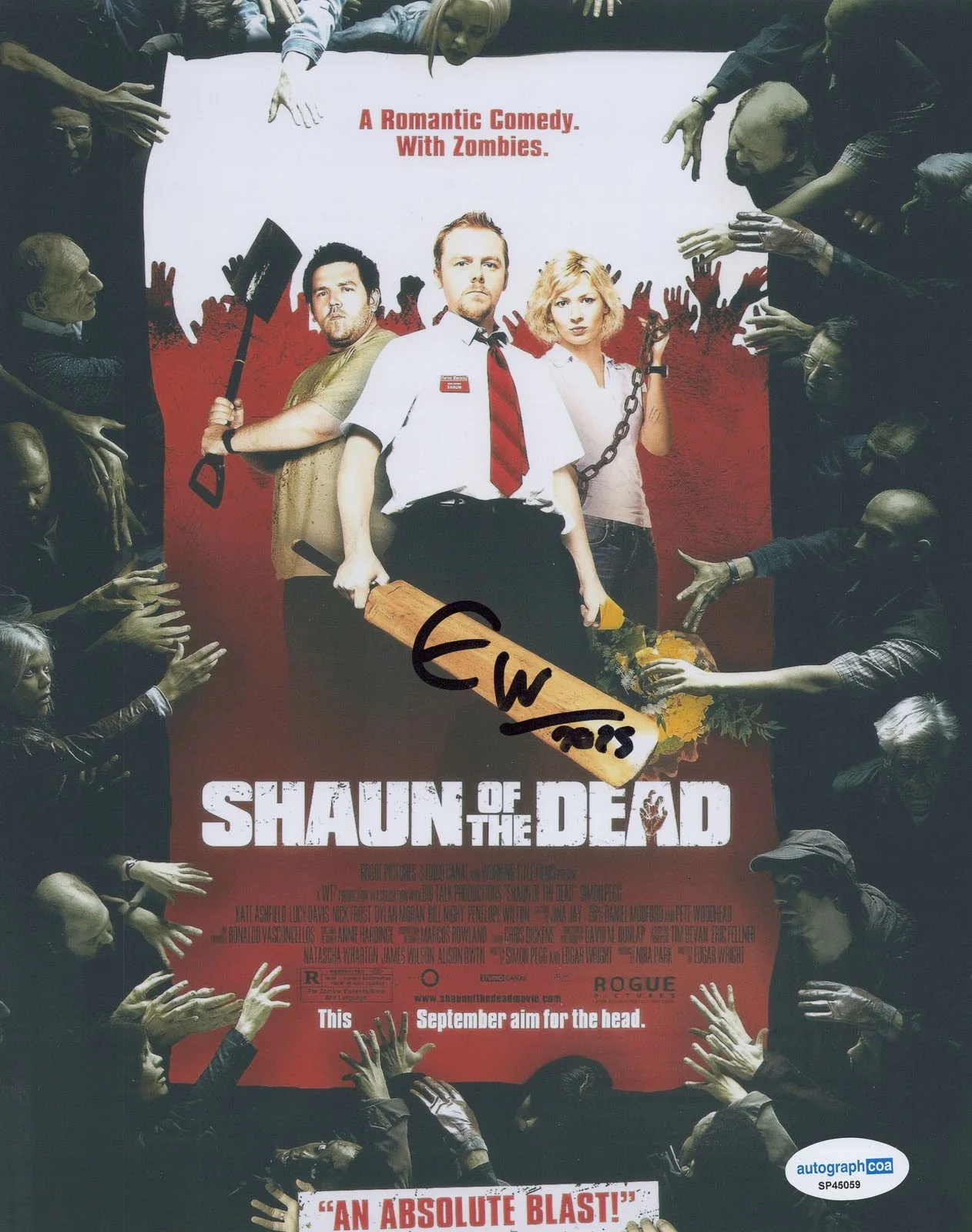 Edgar Wright — Edgar Wright signed "SHAUN OF THE DEAD" 8x10 Photo b EXACT PROOF Dir ACOA COA, image 4