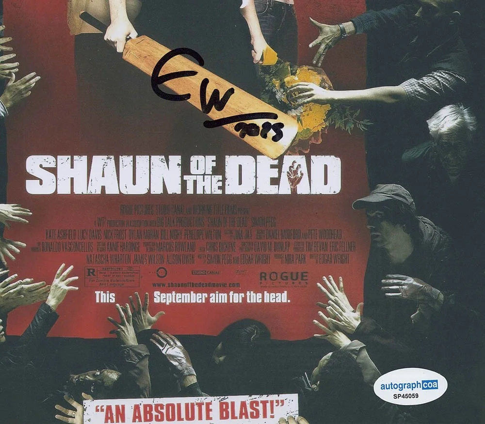 Edgar Wright — Edgar Wright signed "SHAUN OF THE DEAD" 8x10 Photo b EXACT PROOF Dir ACOA COA, image 5