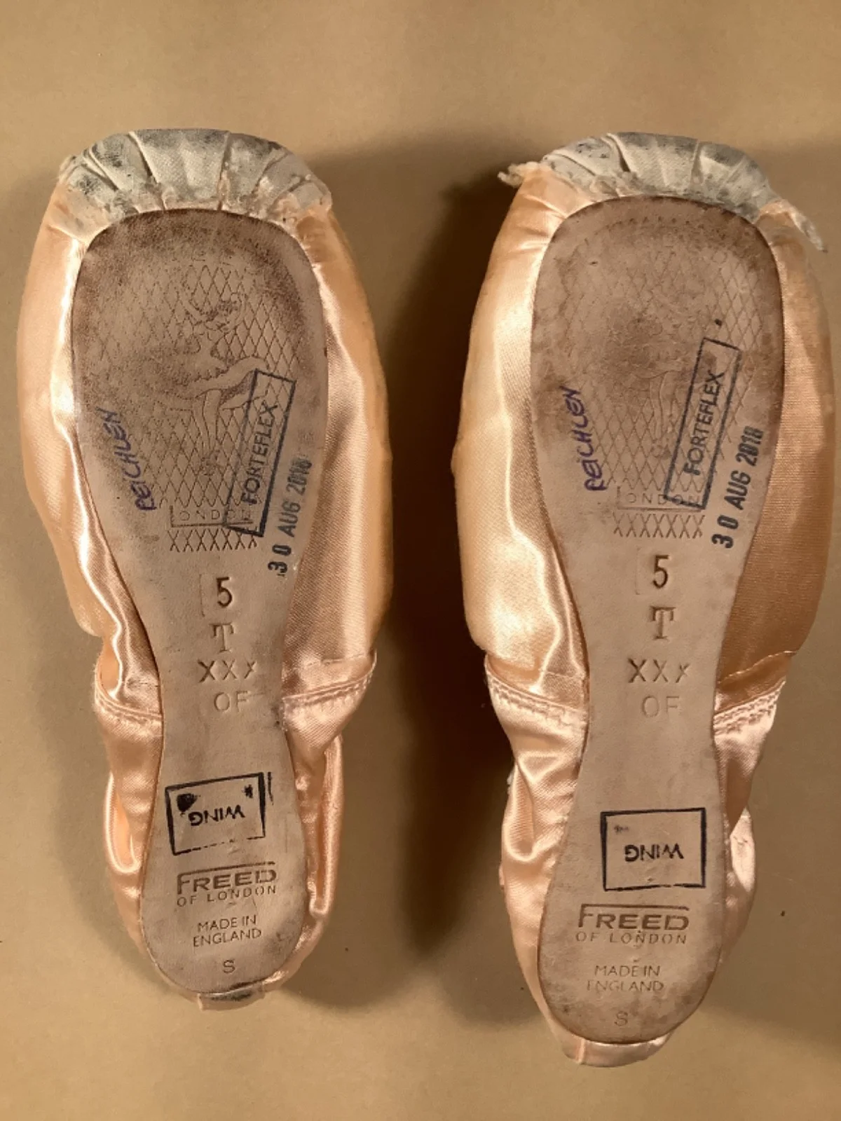 Beautiful TERESA REICHLEN New York City Ballet dancer Autographed Pointe Shoes, изображение 3