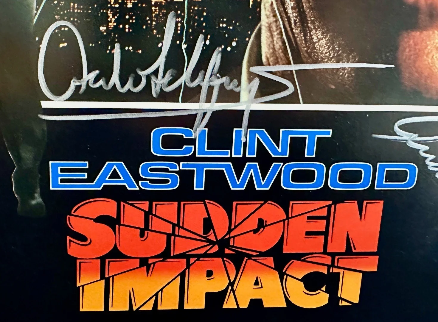 Cast — 1983 Sudden Impact Movie Program Cast Signed By 5 Clint Eastwood Sondra Locke, image 5