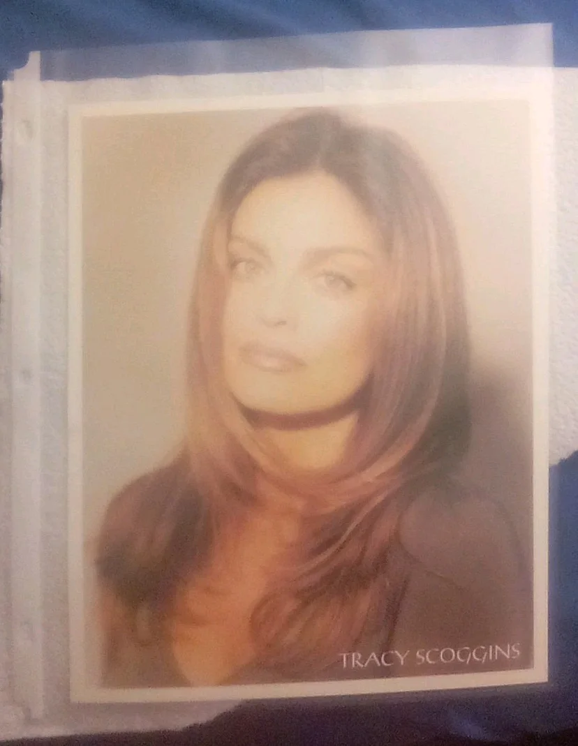 Tracy Scoggins — Tracy Scoggins - 8x10 Color Photo - Dynasty TV Show