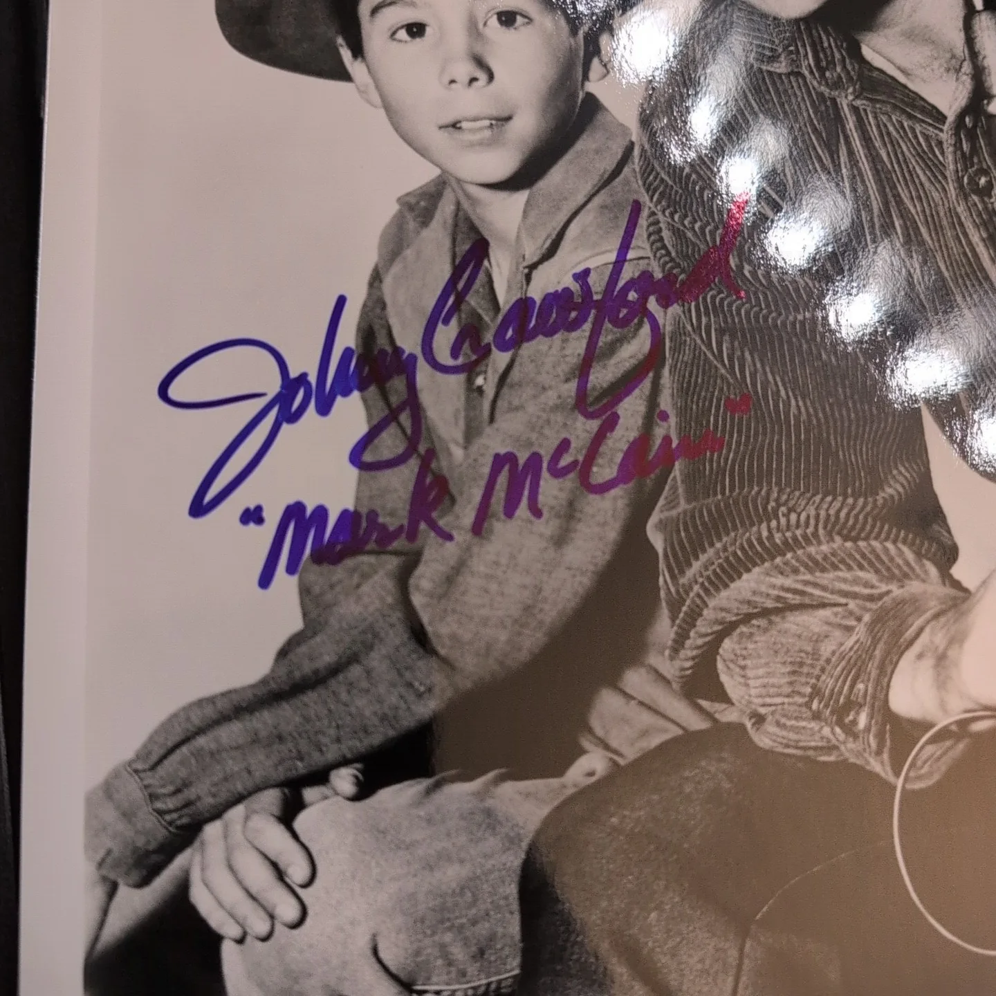 Johnny Crawford — Johnny Crawford Autographed "Rifleman" Photo ~ 10x12 Custom Framed ~ COA, image 5