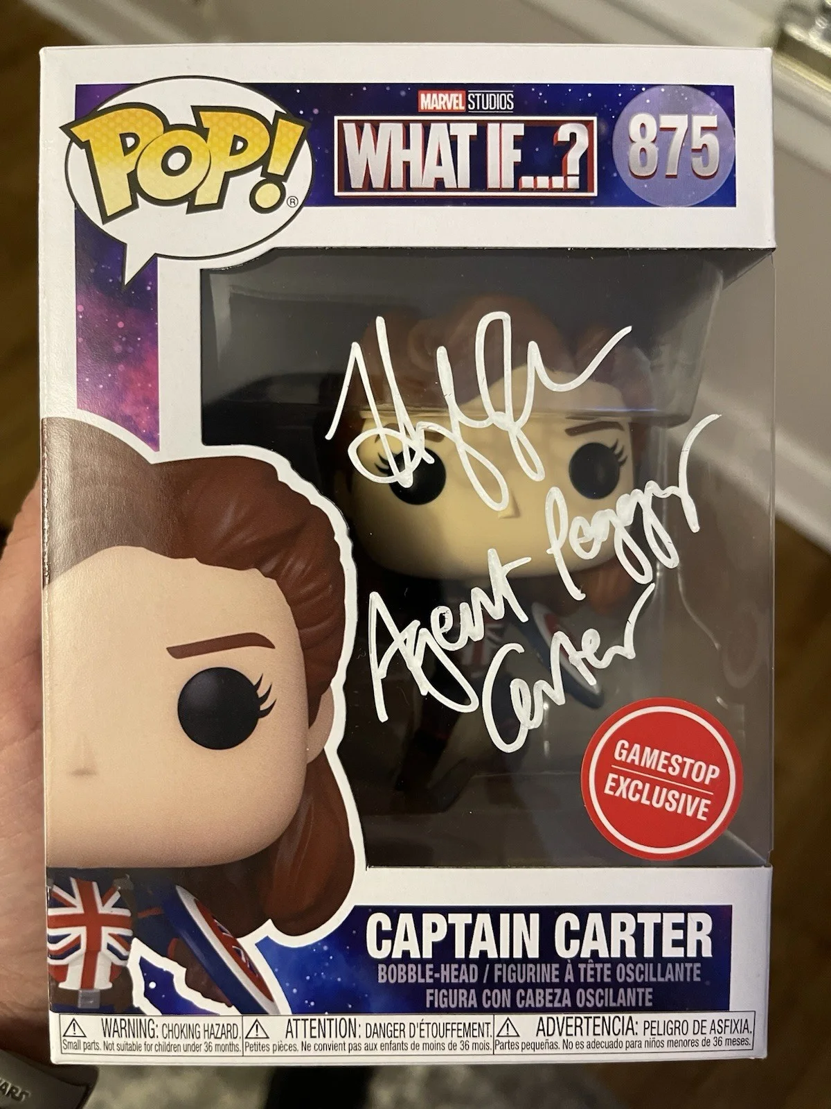 Hayley Atwell — Hayley Atwell Signed Captain Carter What If #875 Exc Funko - Auto & C.N. Beckett