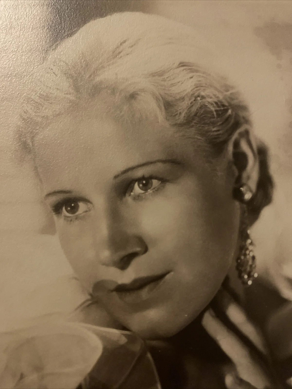Ann Harding — ANN HARDING Original Vintage Studio Signed Portrait Black White Photo 5x7 1934, image 2