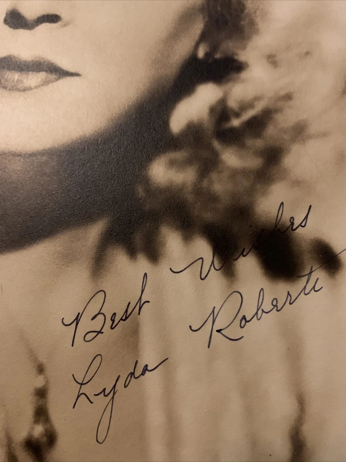 Lyda Roberti — Original Signed Autographed Lyda Roberti 8x10 Photo From 1935 Died 1938, изображение 3