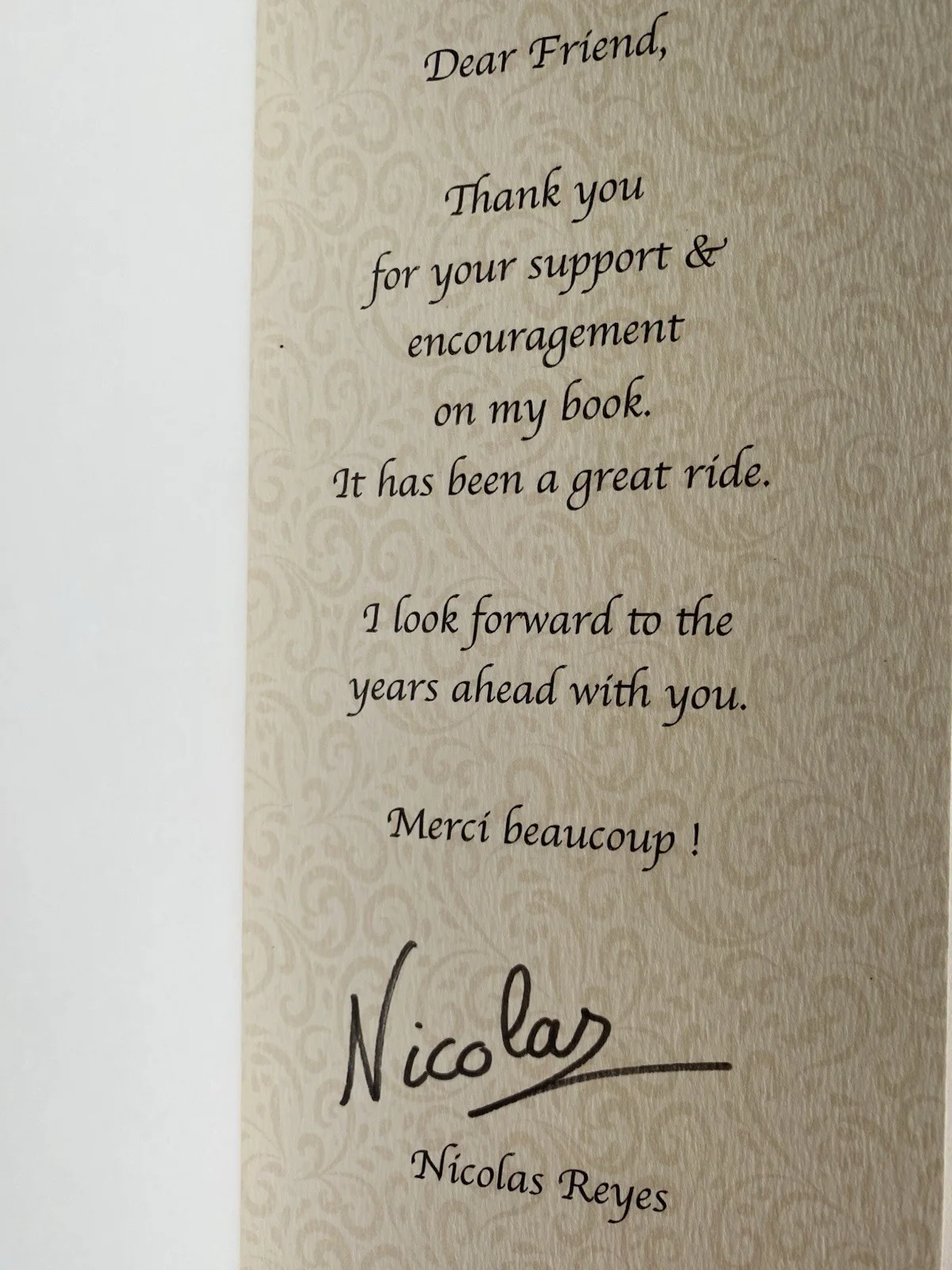 Nicolas Reyes — Becoming a King by Nicolas Reyes Signed Original Book Movies Cards & Paper, изображение 2