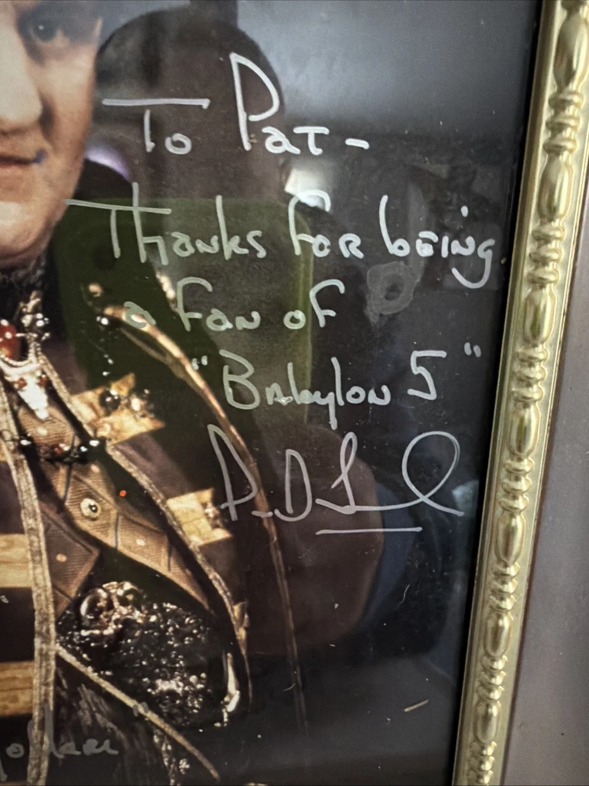 Peter Jurasik Lando Mollari Signed Photo Star Trek Babylon 5 (2), image 2