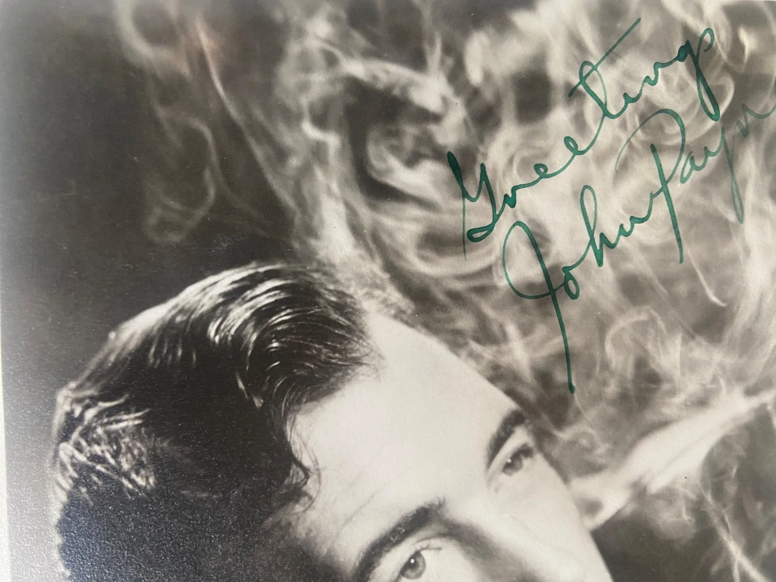 John Payne- Signed 5" x 7" B/W Photo, image 2