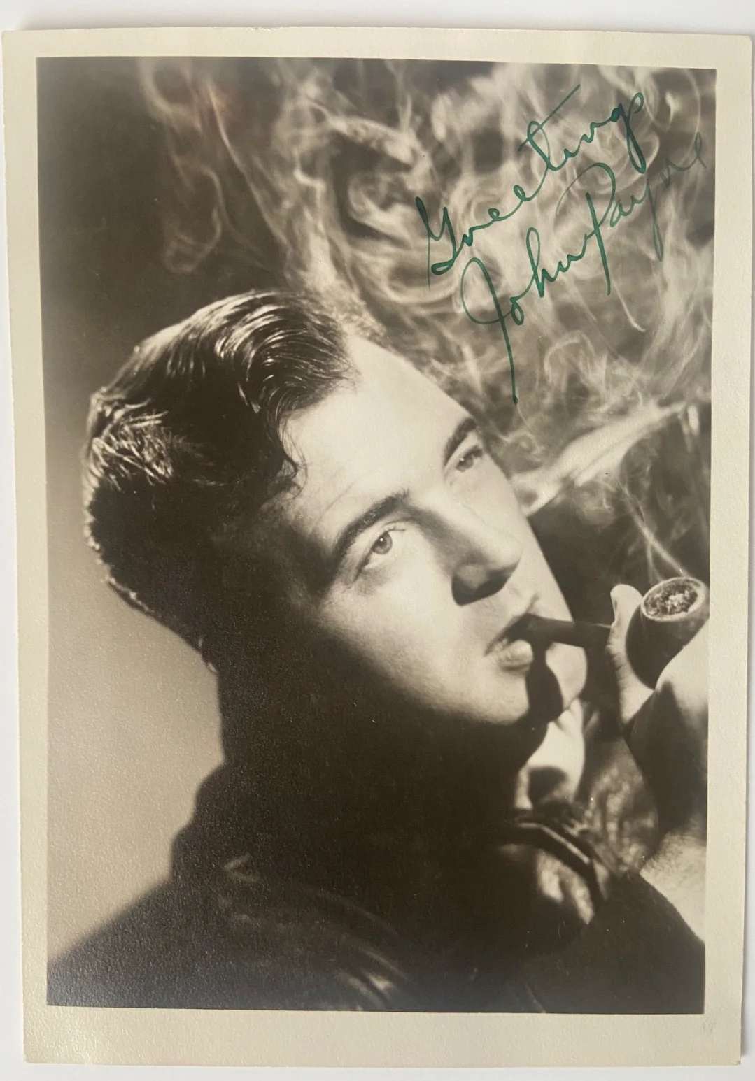 John Payne- Signed 5" x 7" B/W Photo, image 4